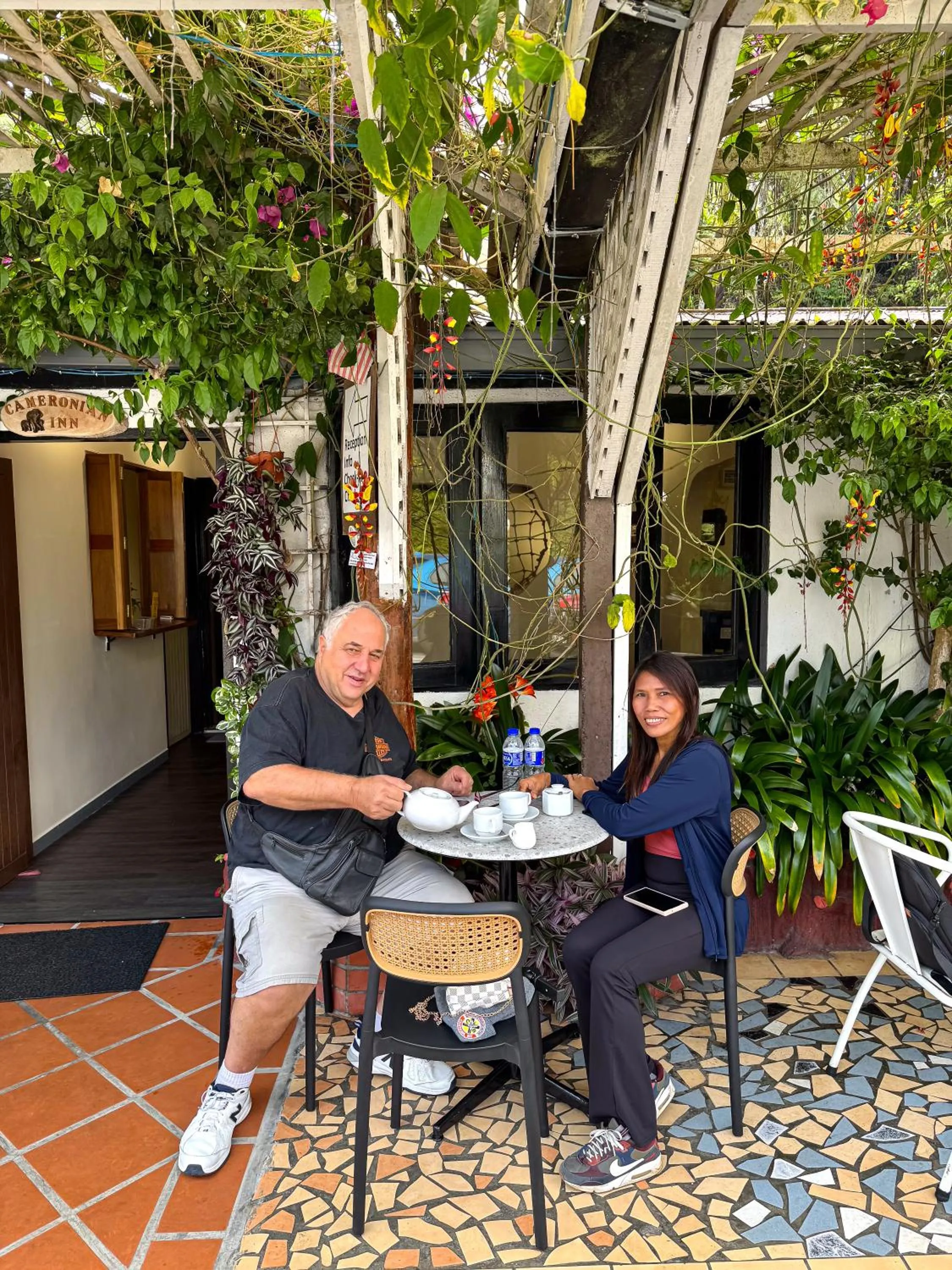 Patio in Cameronian Inn