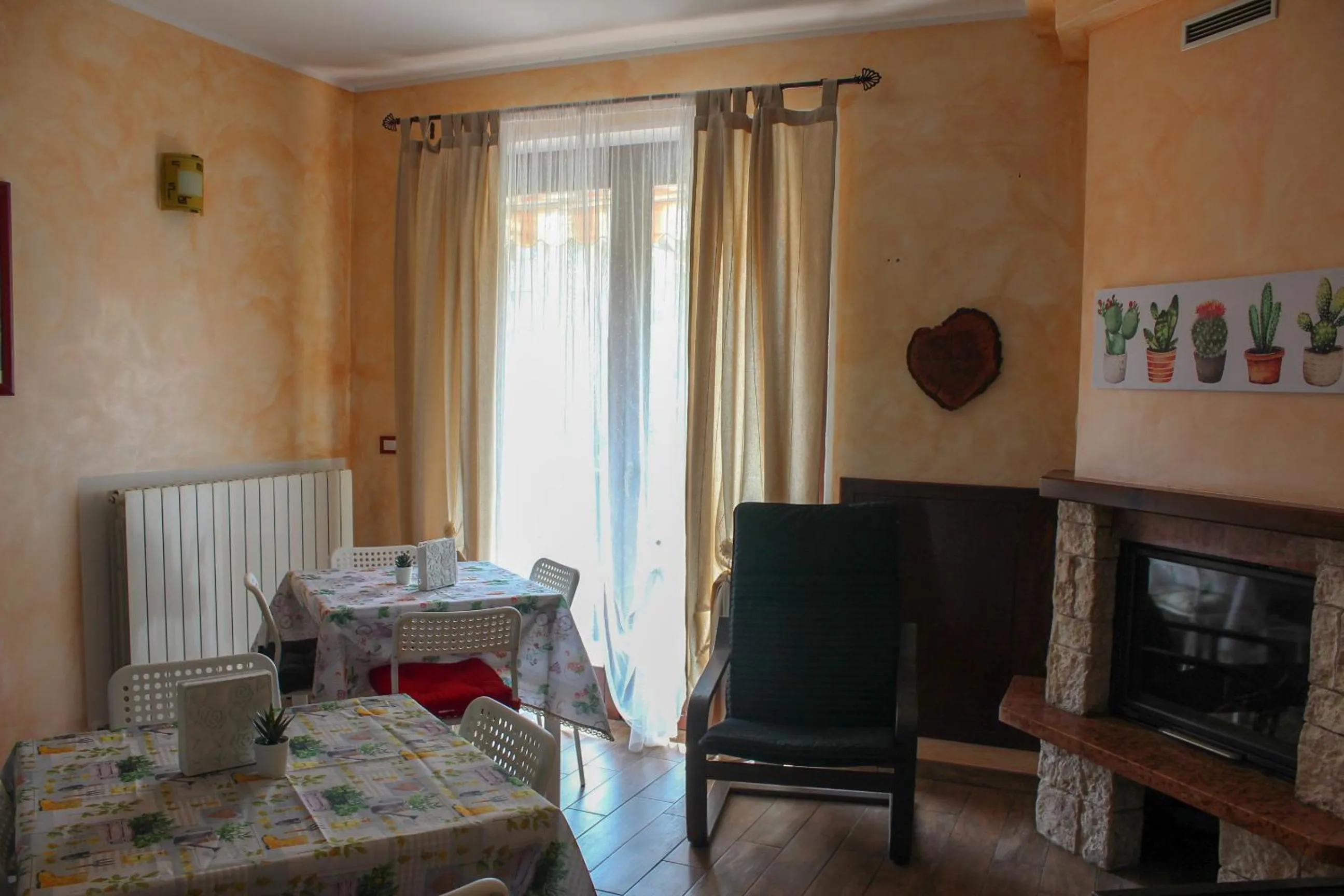 Living room in B&B La poeta