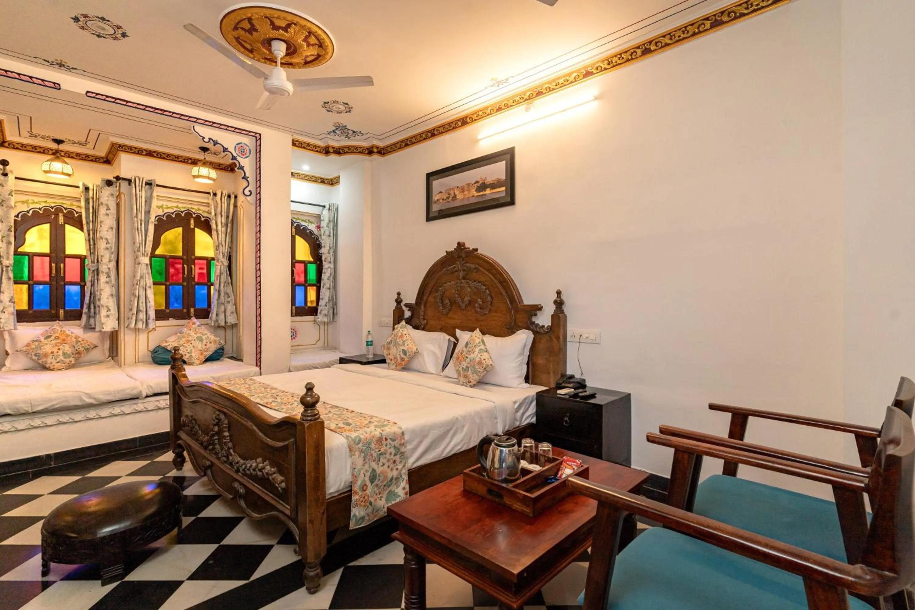 Bedroom, Bed in Storica Stays Panorama Haveli Udaipur
