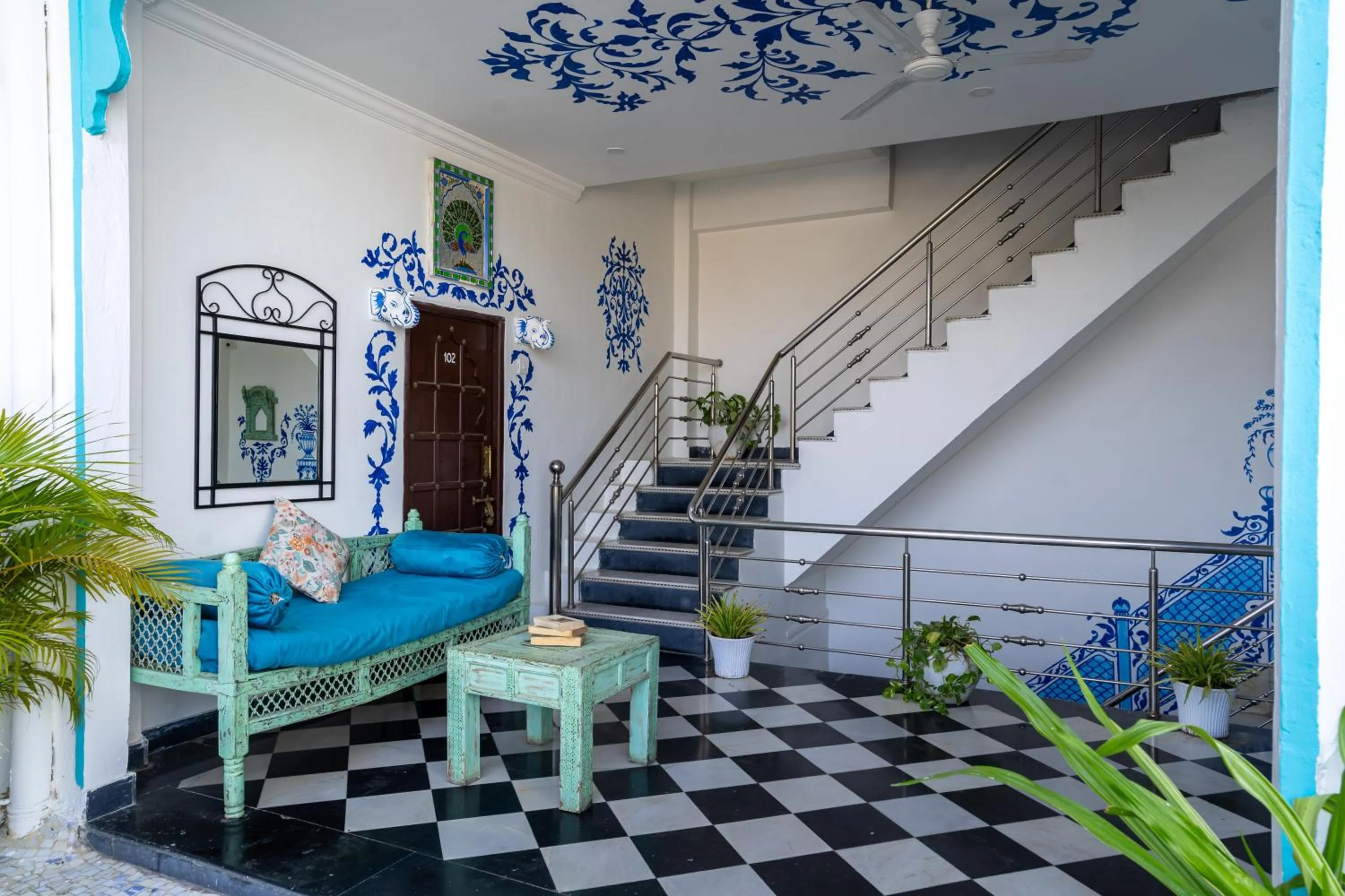 Lobby or reception in Storica Stays Panorama Haveli Udaipur