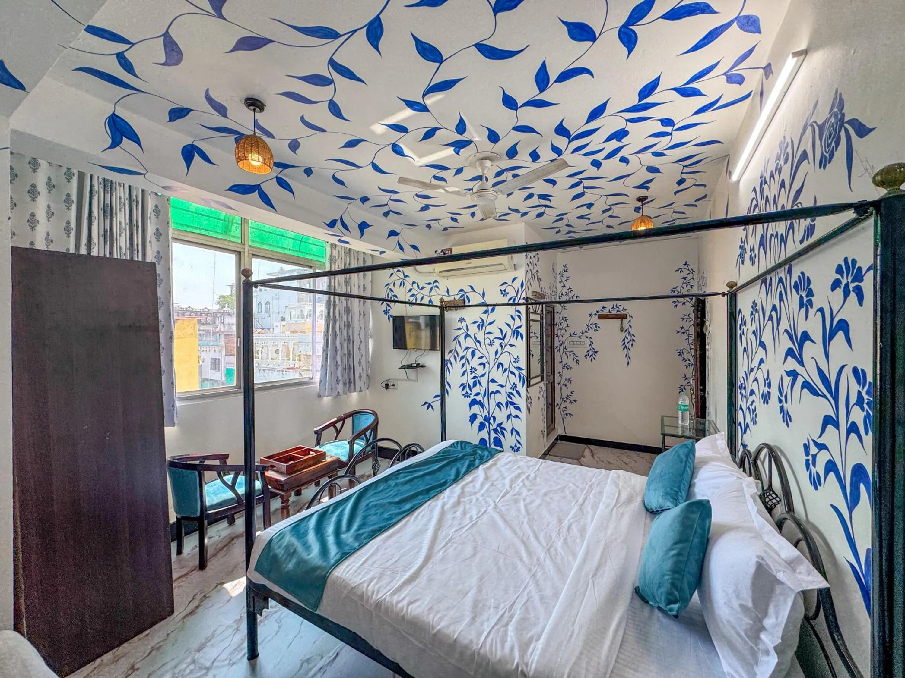 Bedroom, Bed in Storica Stays Panorama Haveli Udaipur