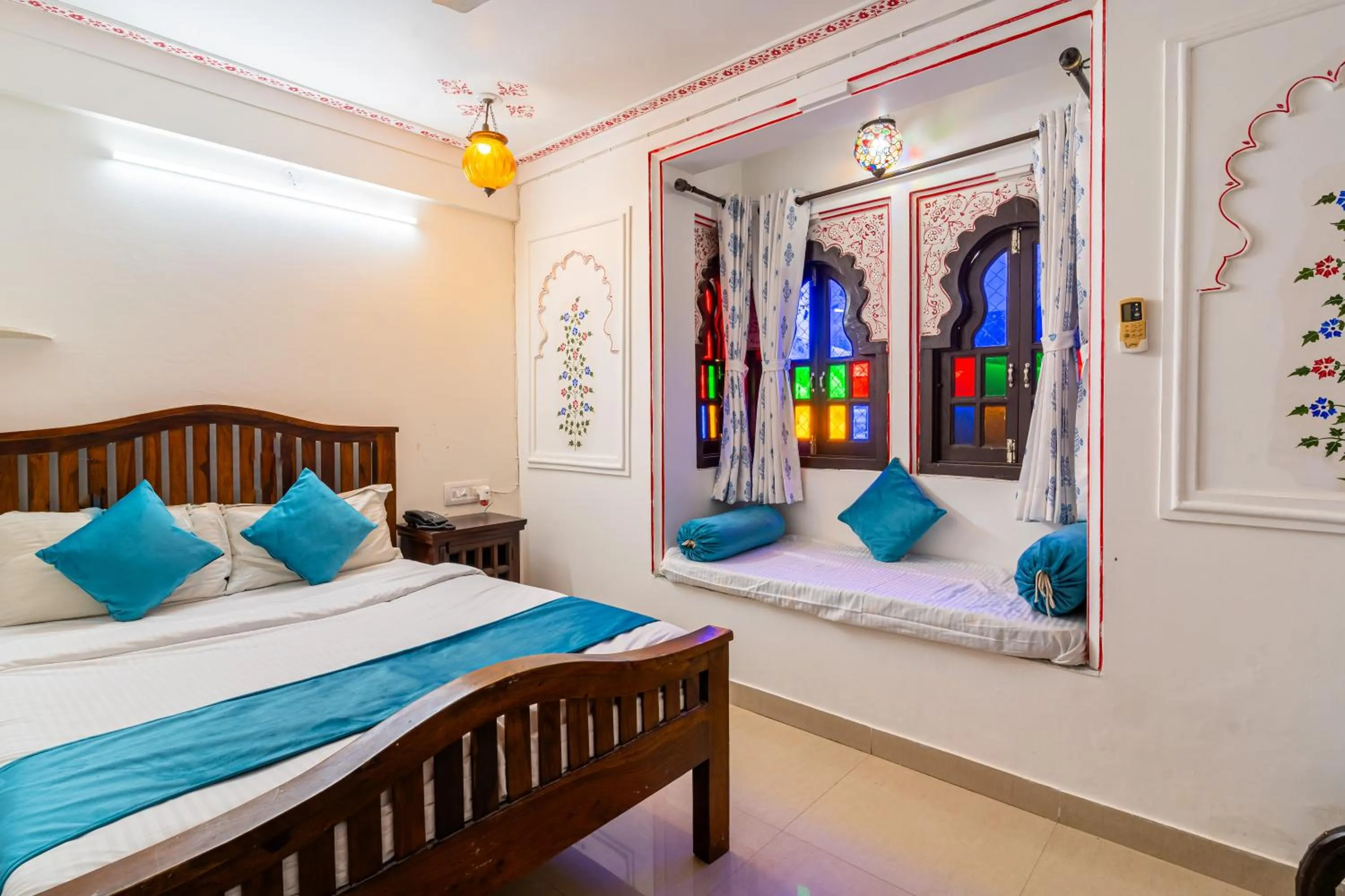 Bedroom, Bed in Storica Stays Panorama Haveli Udaipur