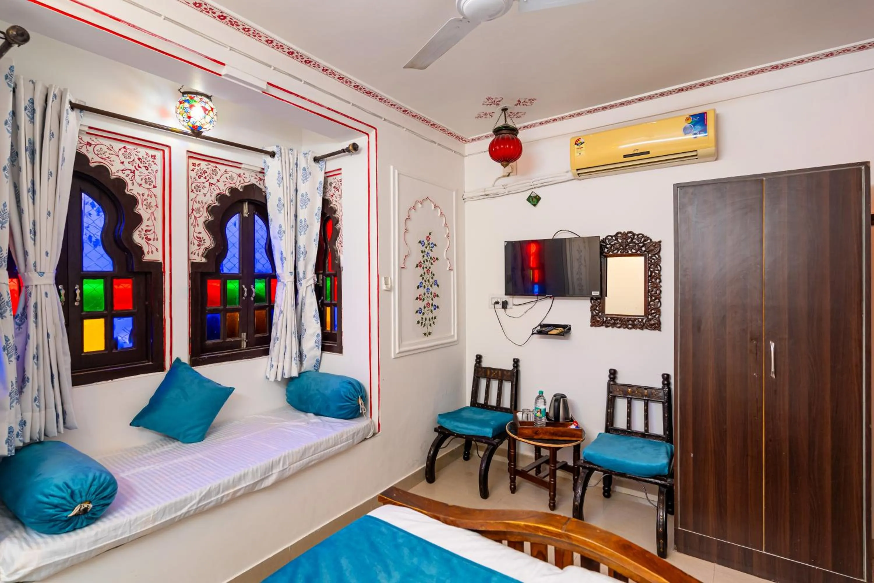 Seating area, Bed in Storica Stays Panorama Haveli Udaipur