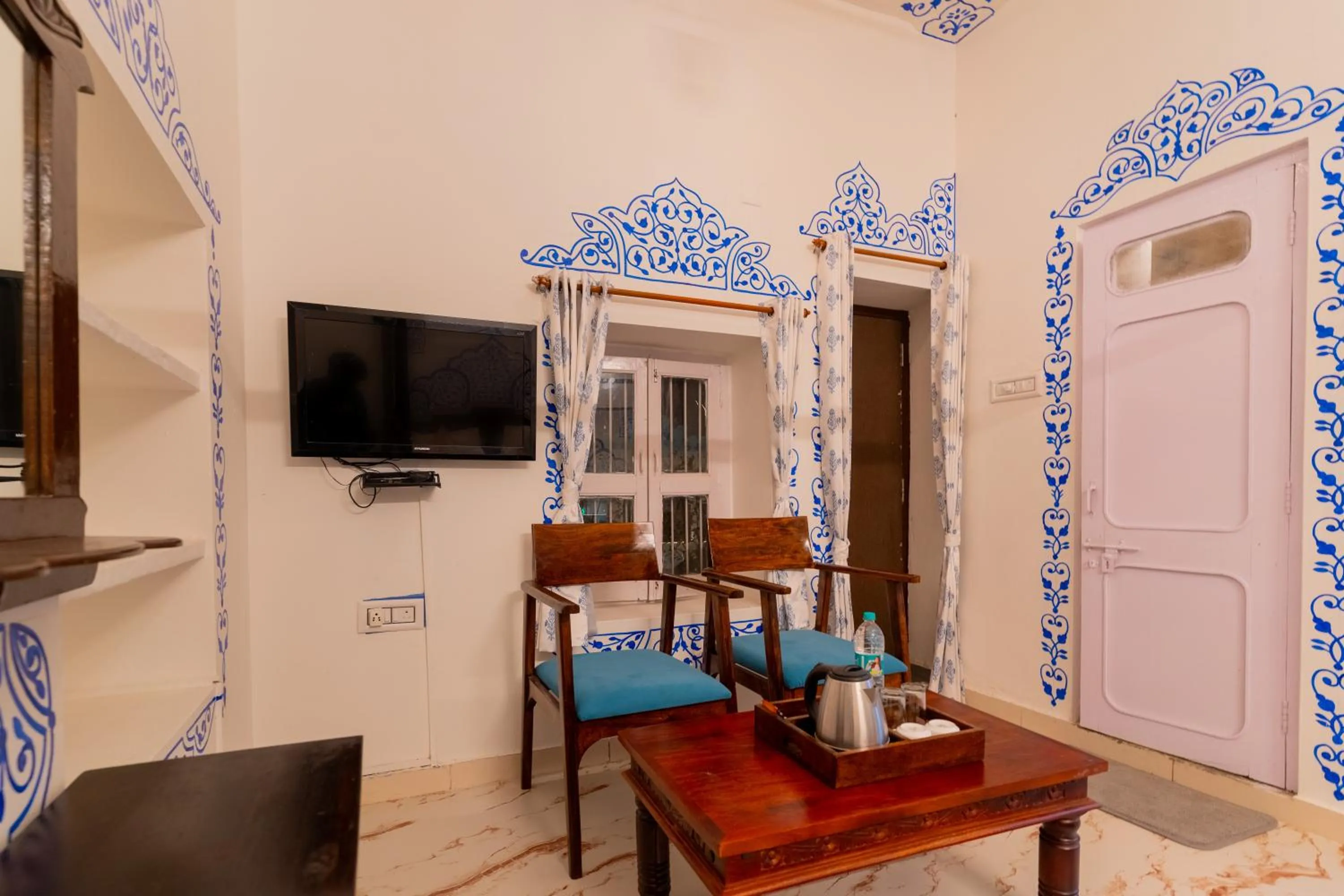 Seating area in Storica Stays Panorama Haveli Udaipur