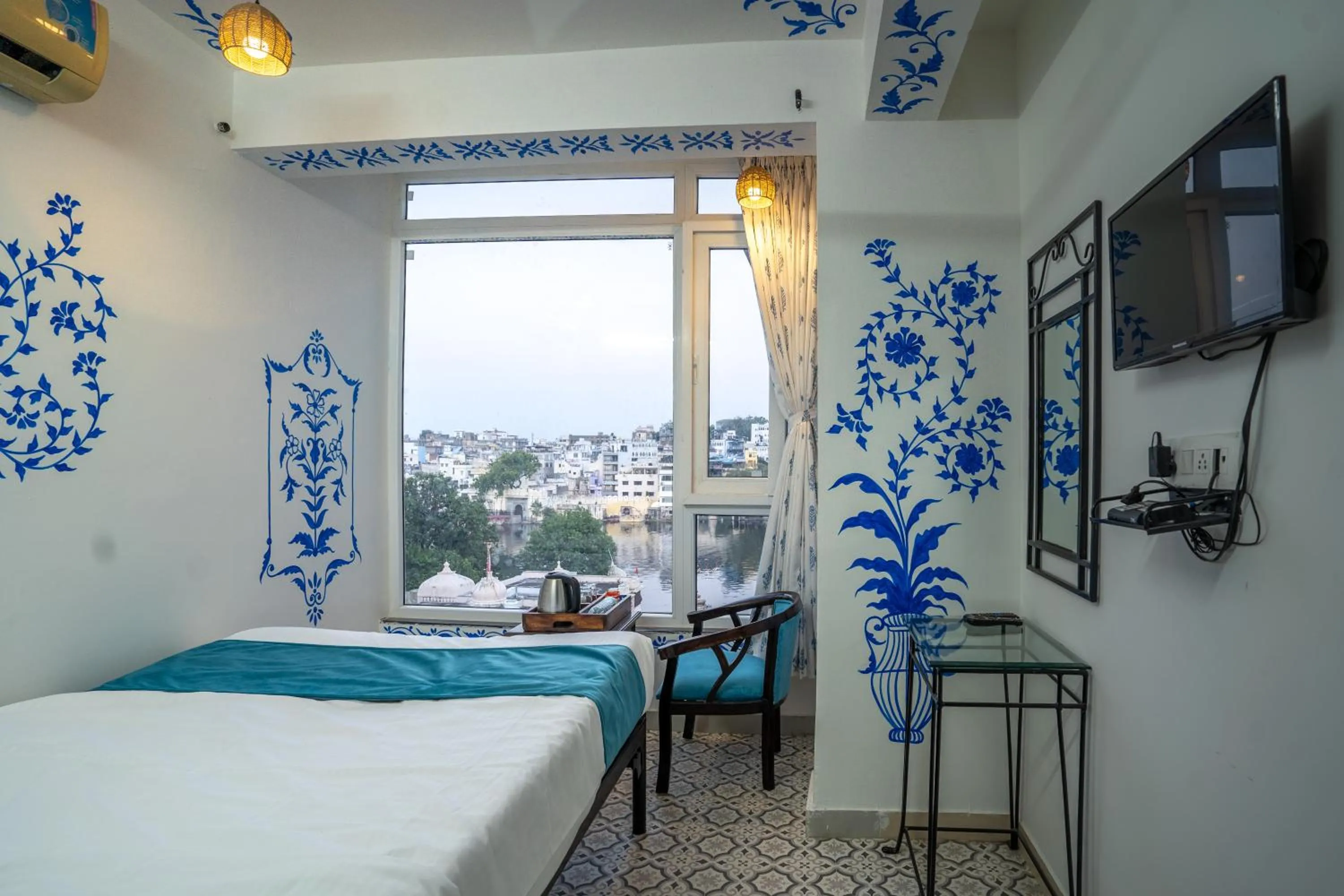 Bedroom, Bed in Storica Stays Panorama Haveli Udaipur