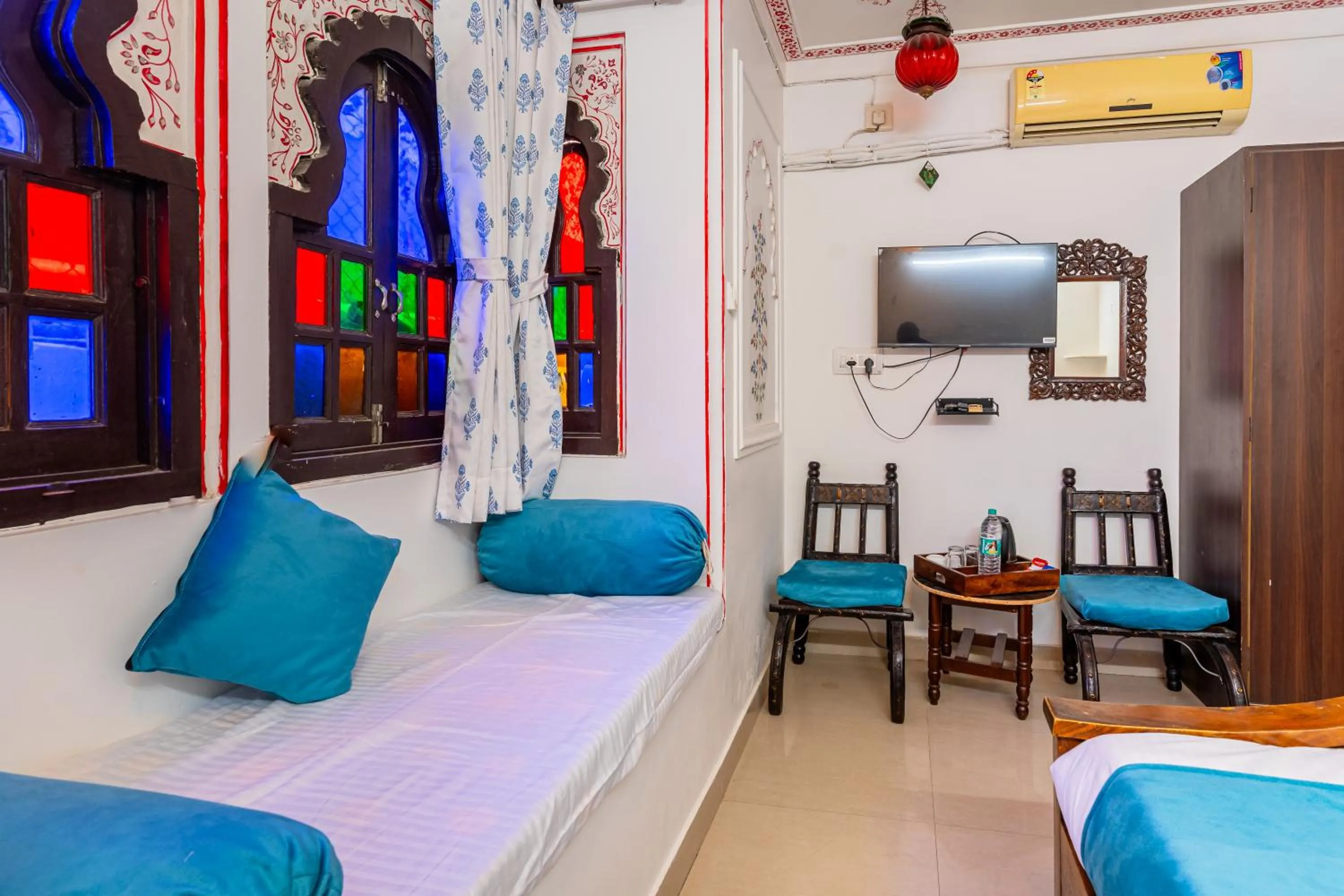 Seating area, Bed in Storica Stays Panorama Haveli Udaipur