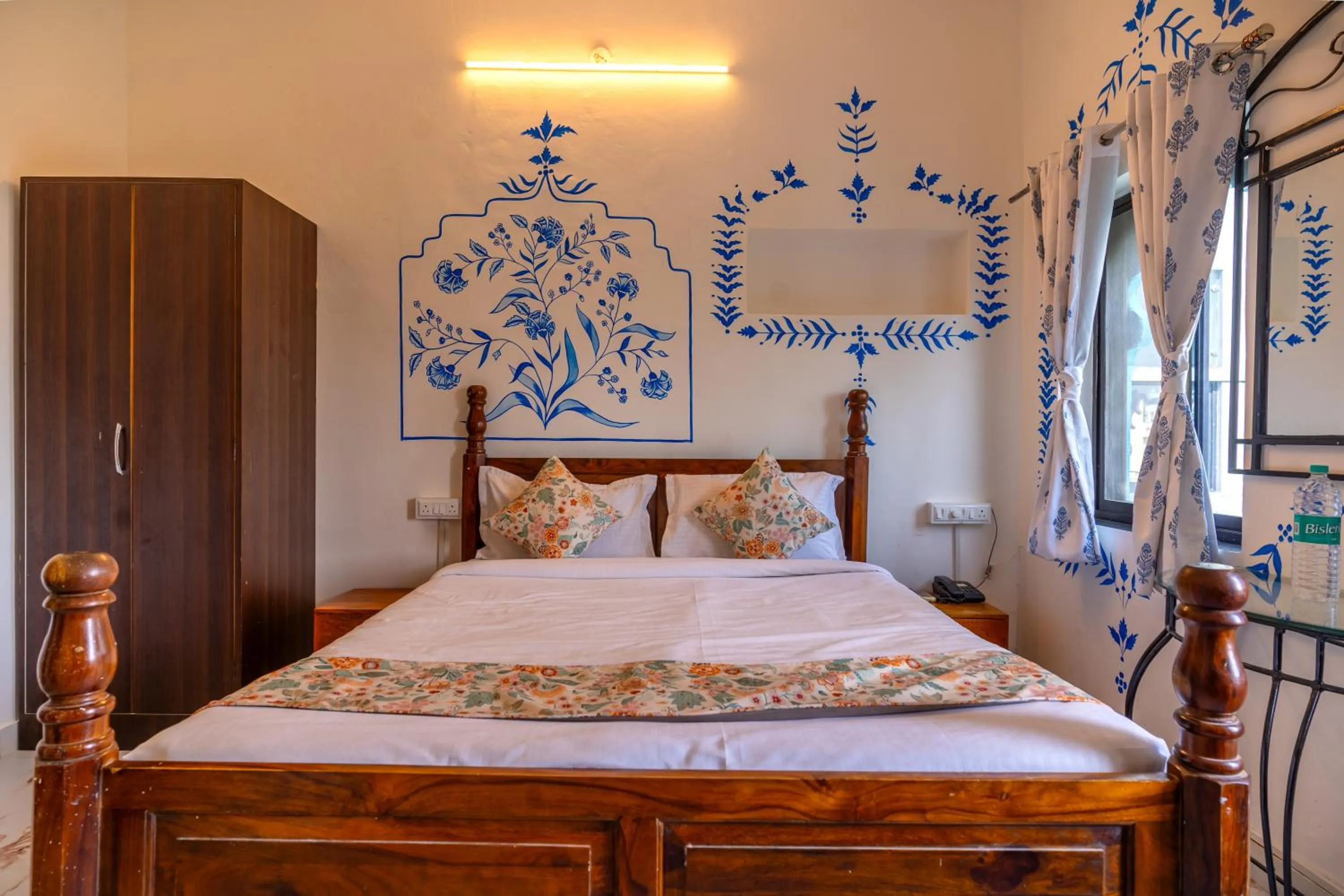 Bed in Storica Stays Panorama Haveli Udaipur