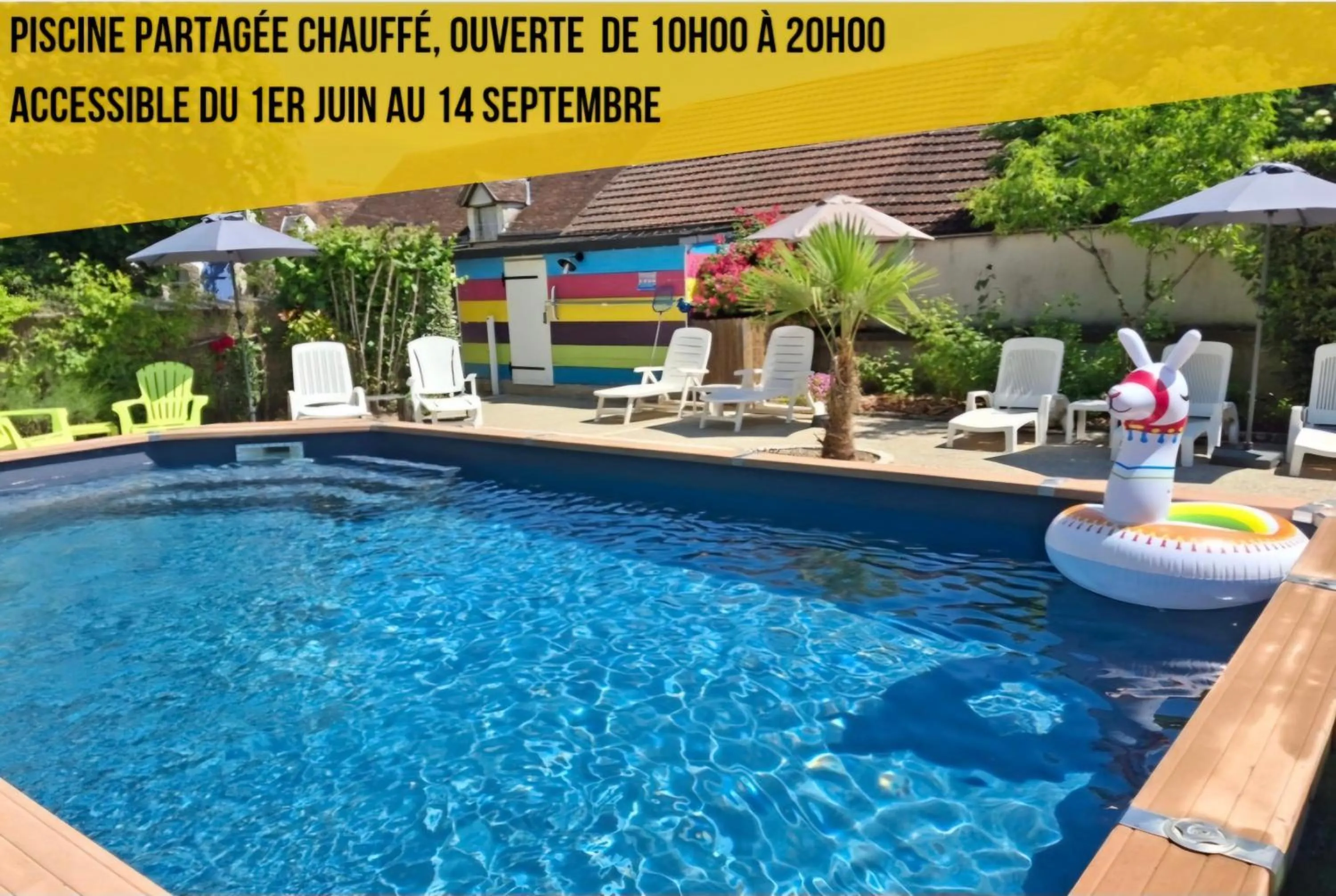 Swimming pool in Chambre d'hôte La Voilerie du Cher