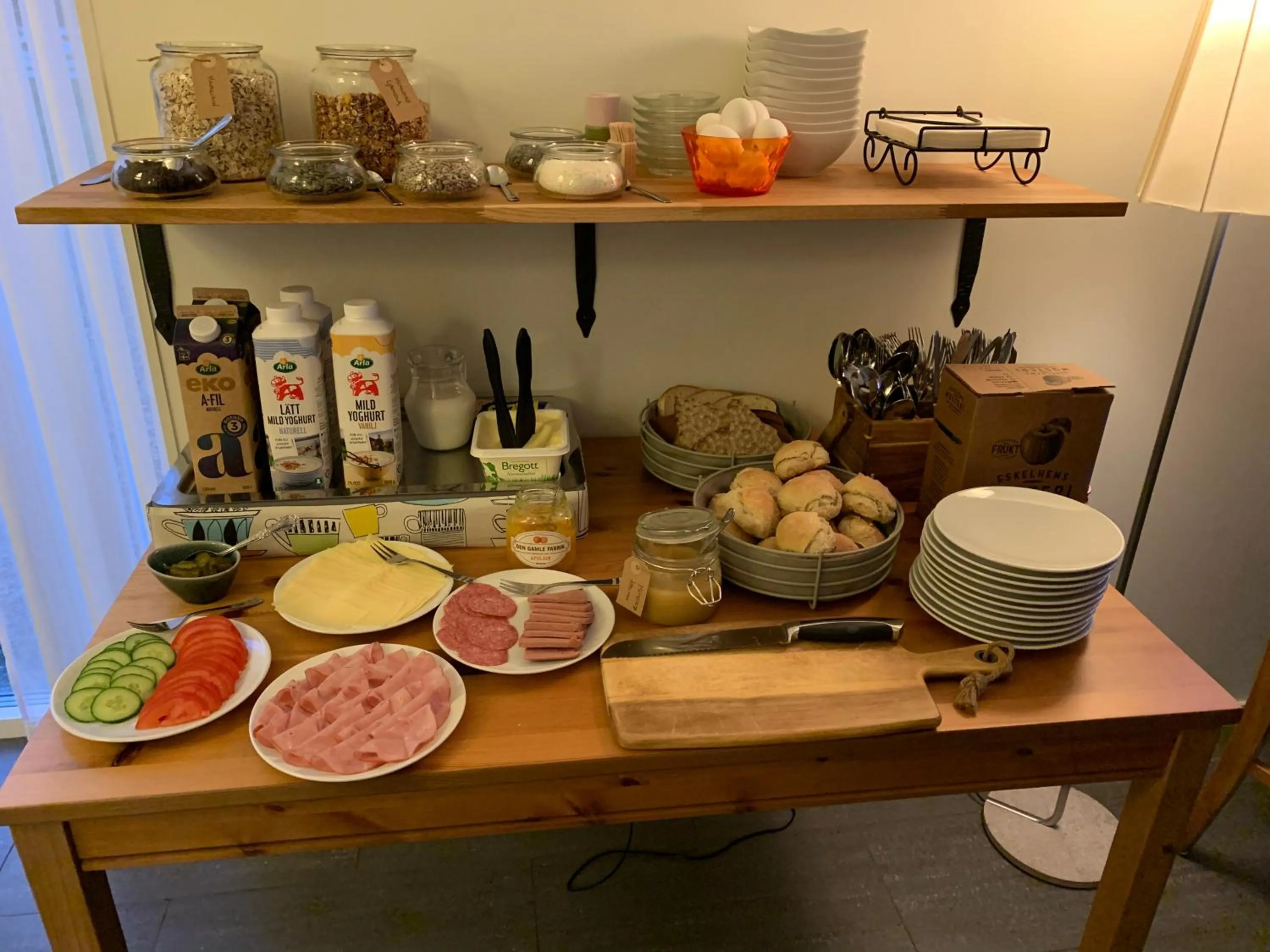 Buffet breakfast in Ljungs Fem Rum