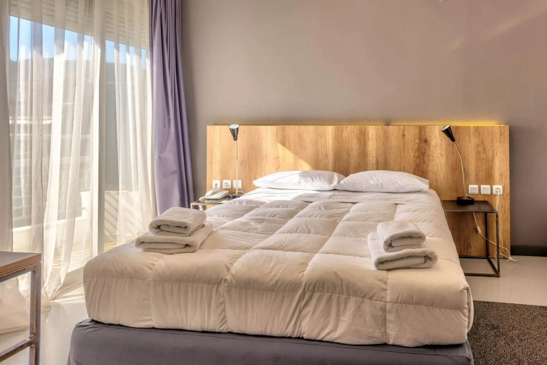 Bedroom, Bed in Alexios Hotel