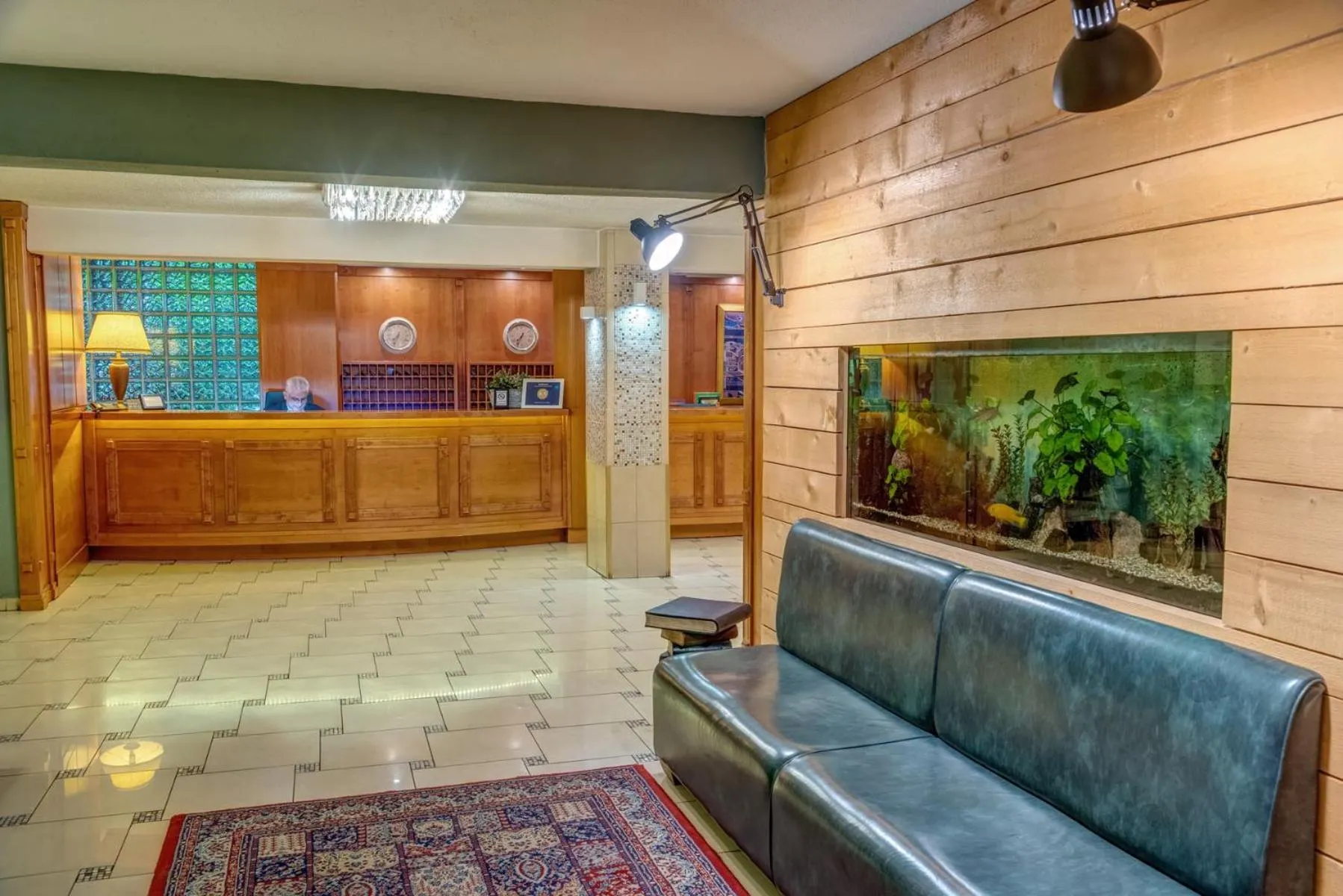 Lobby or reception in Alexios Hotel