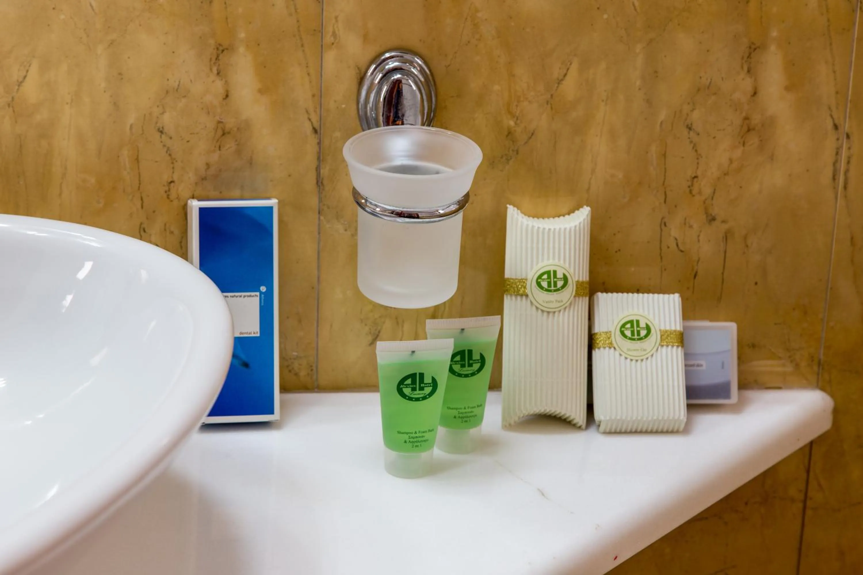 Bathroom in Alexios Hotel