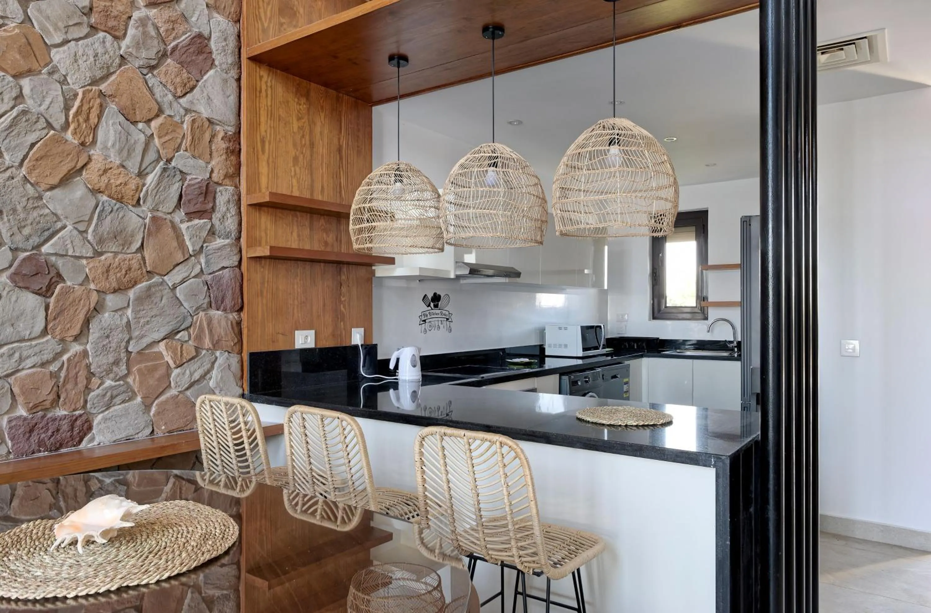 Kitchen or kitchenette in VESTA - El Gouna Residence