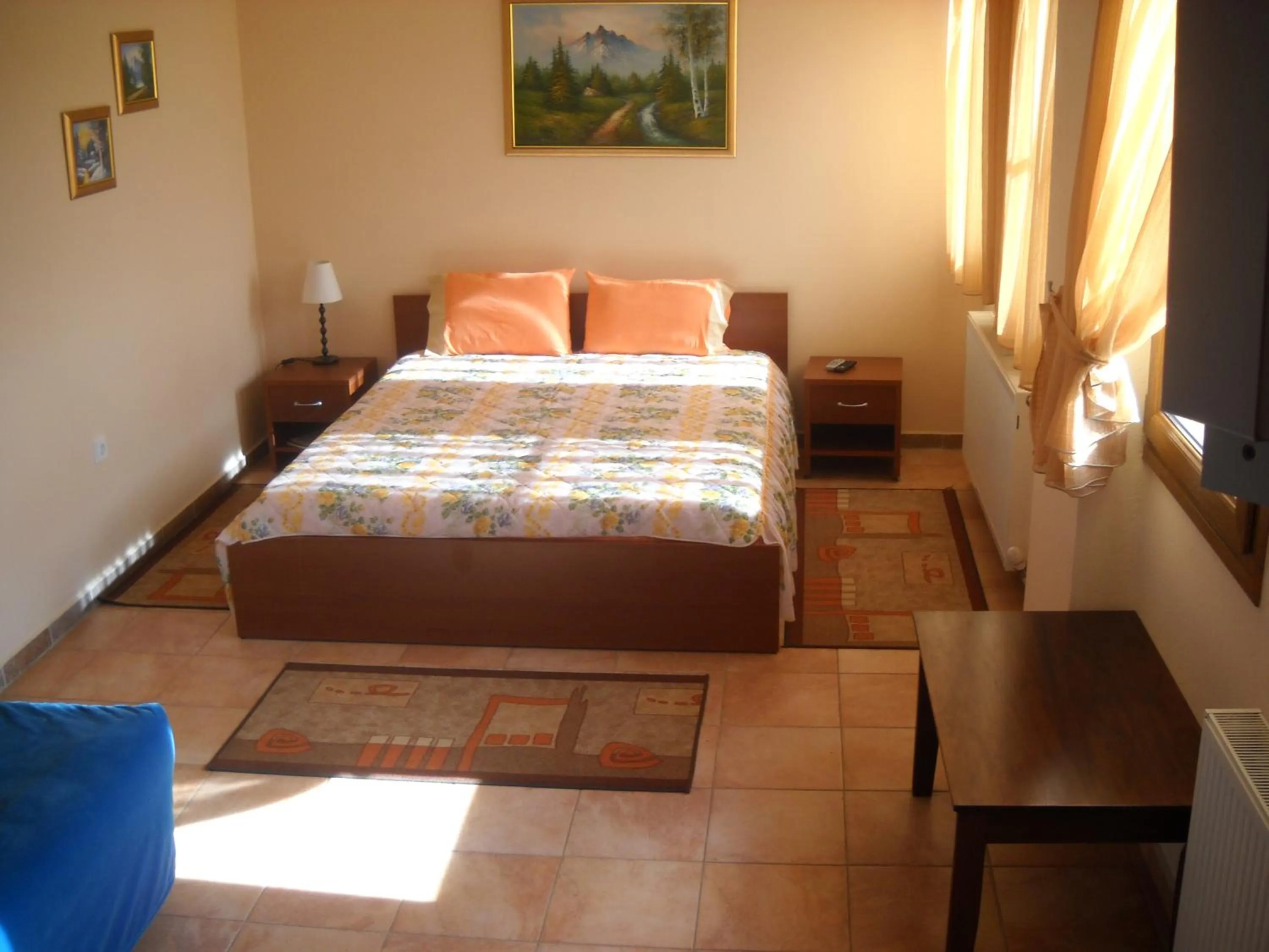 Bed in Hotel Kapsalis