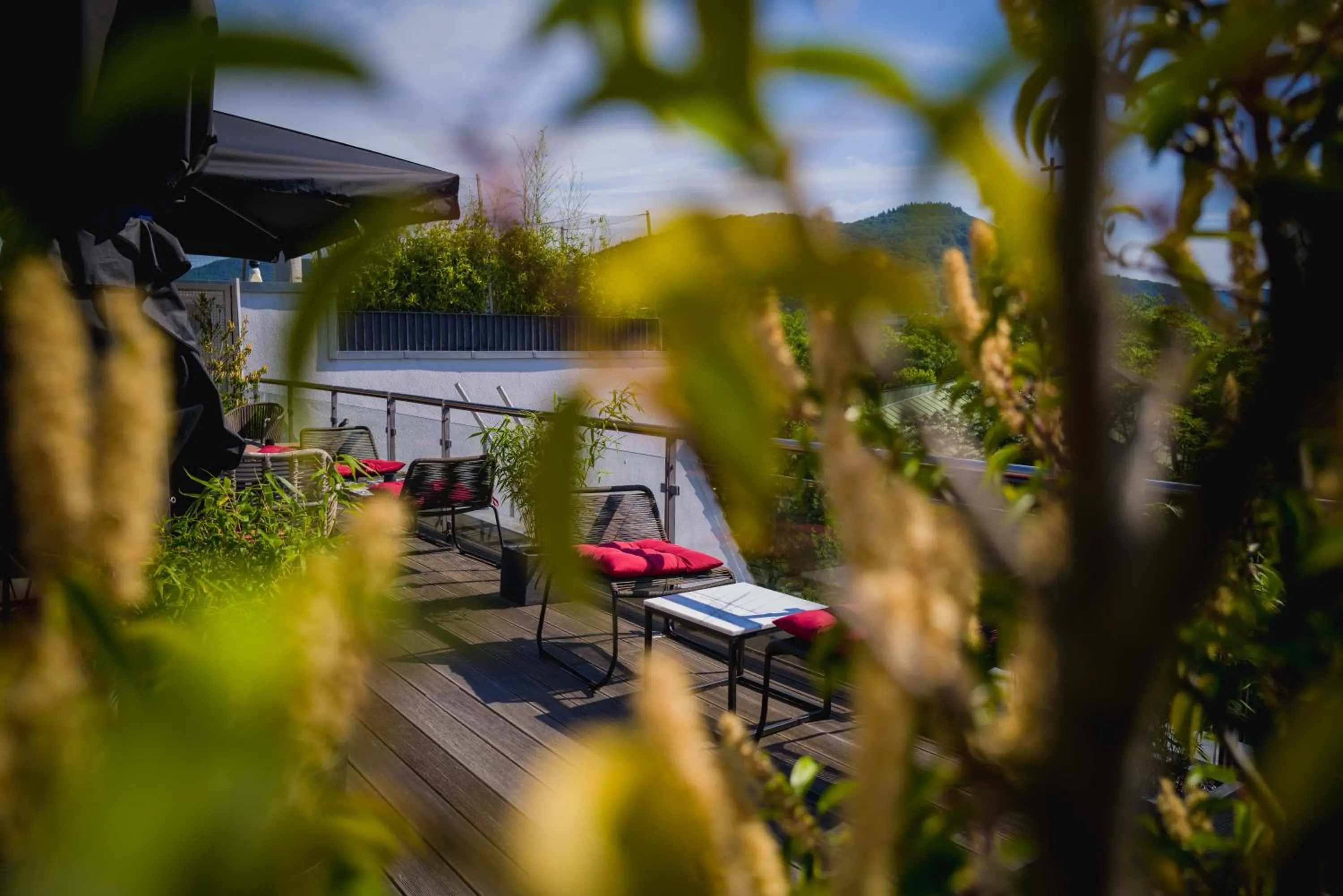 Balcony/Terrace in Qube Hotel Bergheim