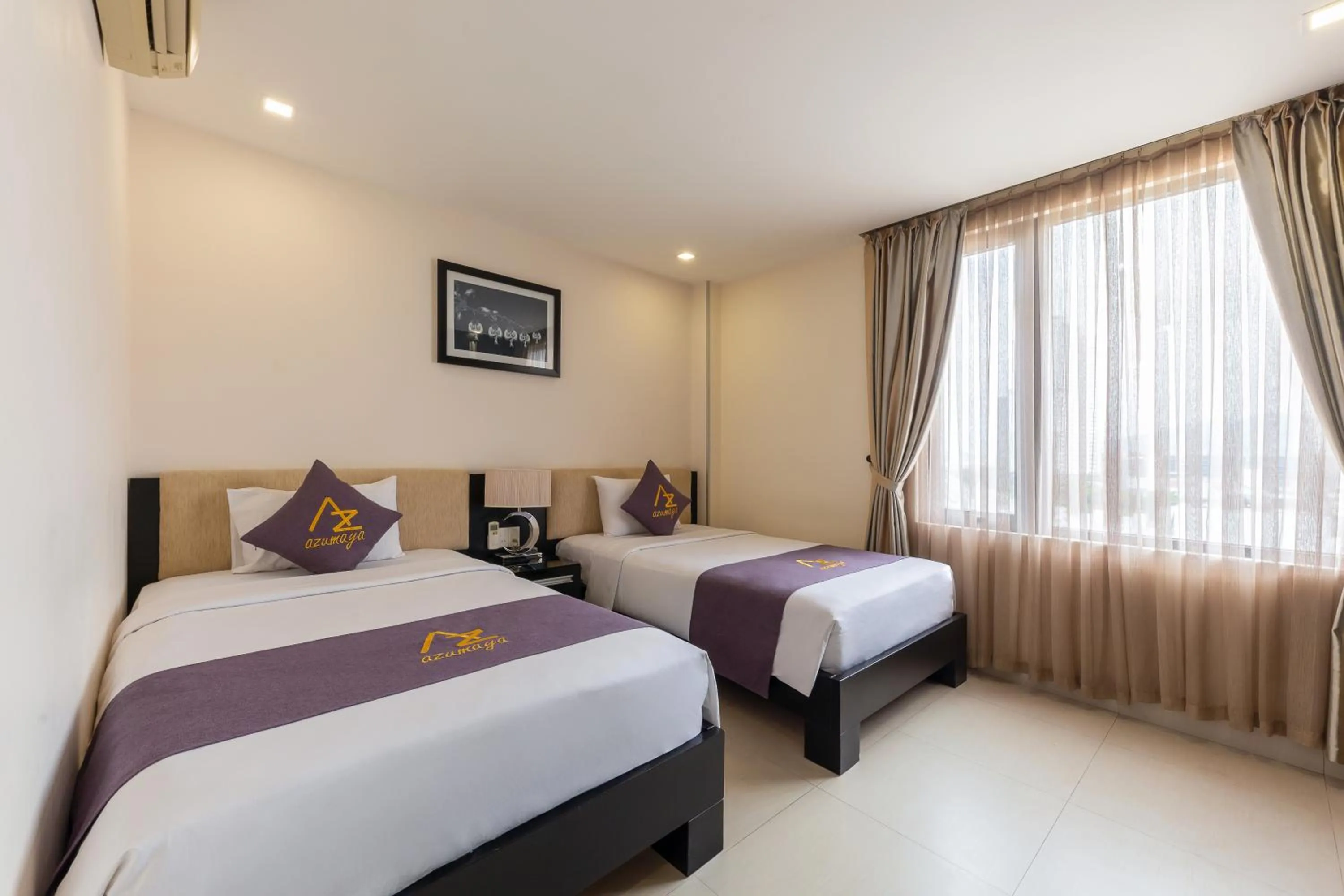 Bed in Azumaya Hotel Da Nang