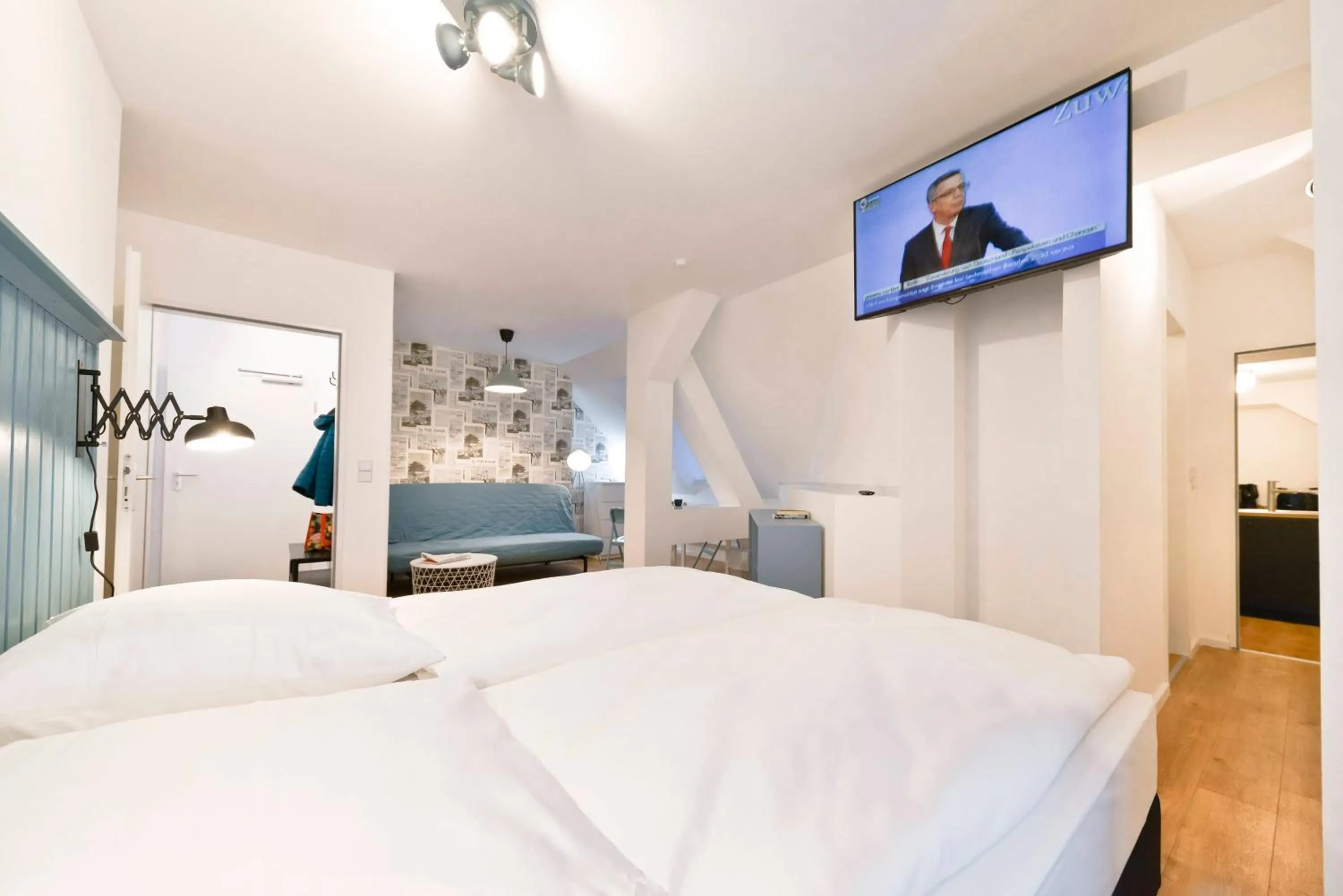 Photo of the whole room, Bed in Old Town Hotel