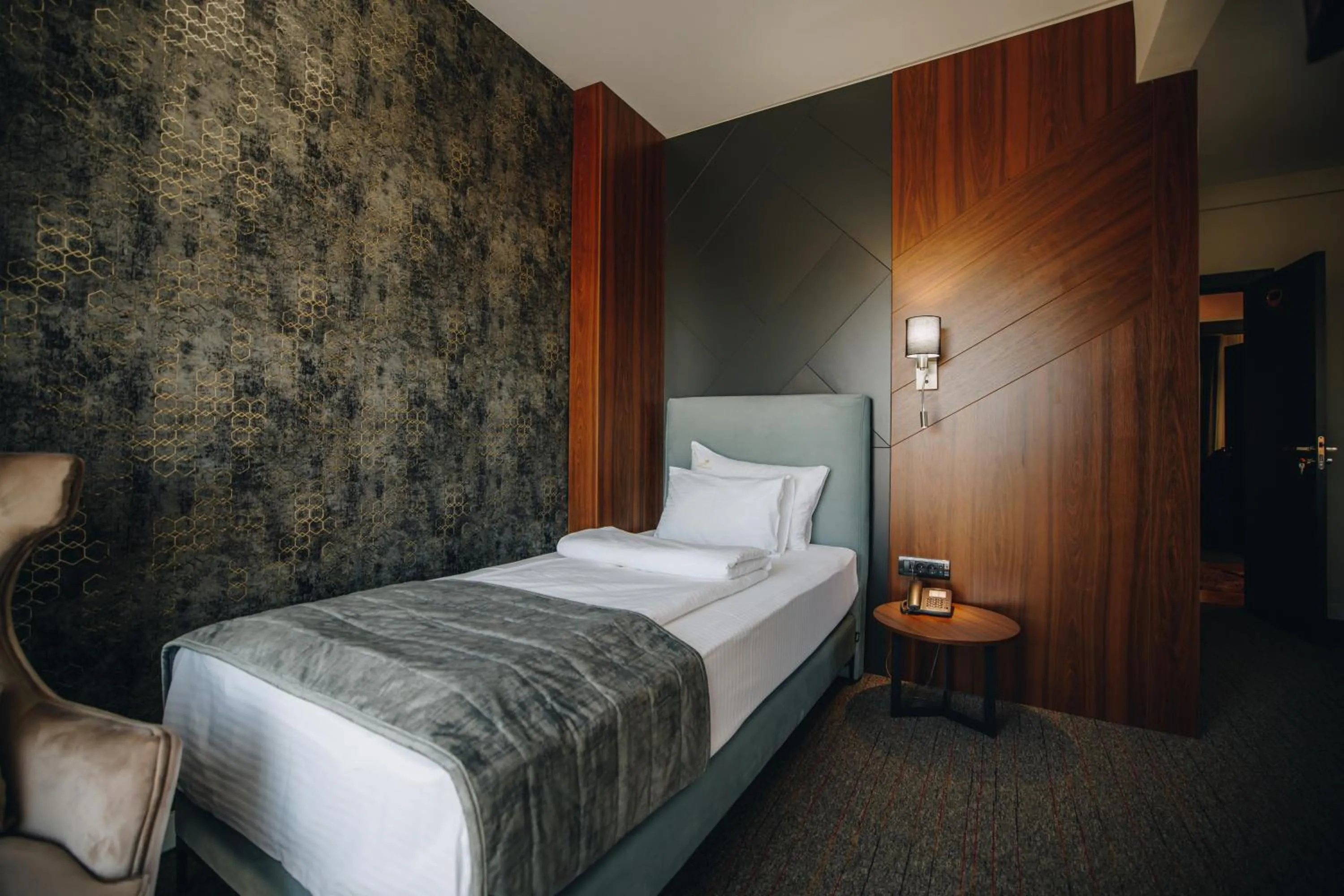 Bed in Garni Hotel Radović