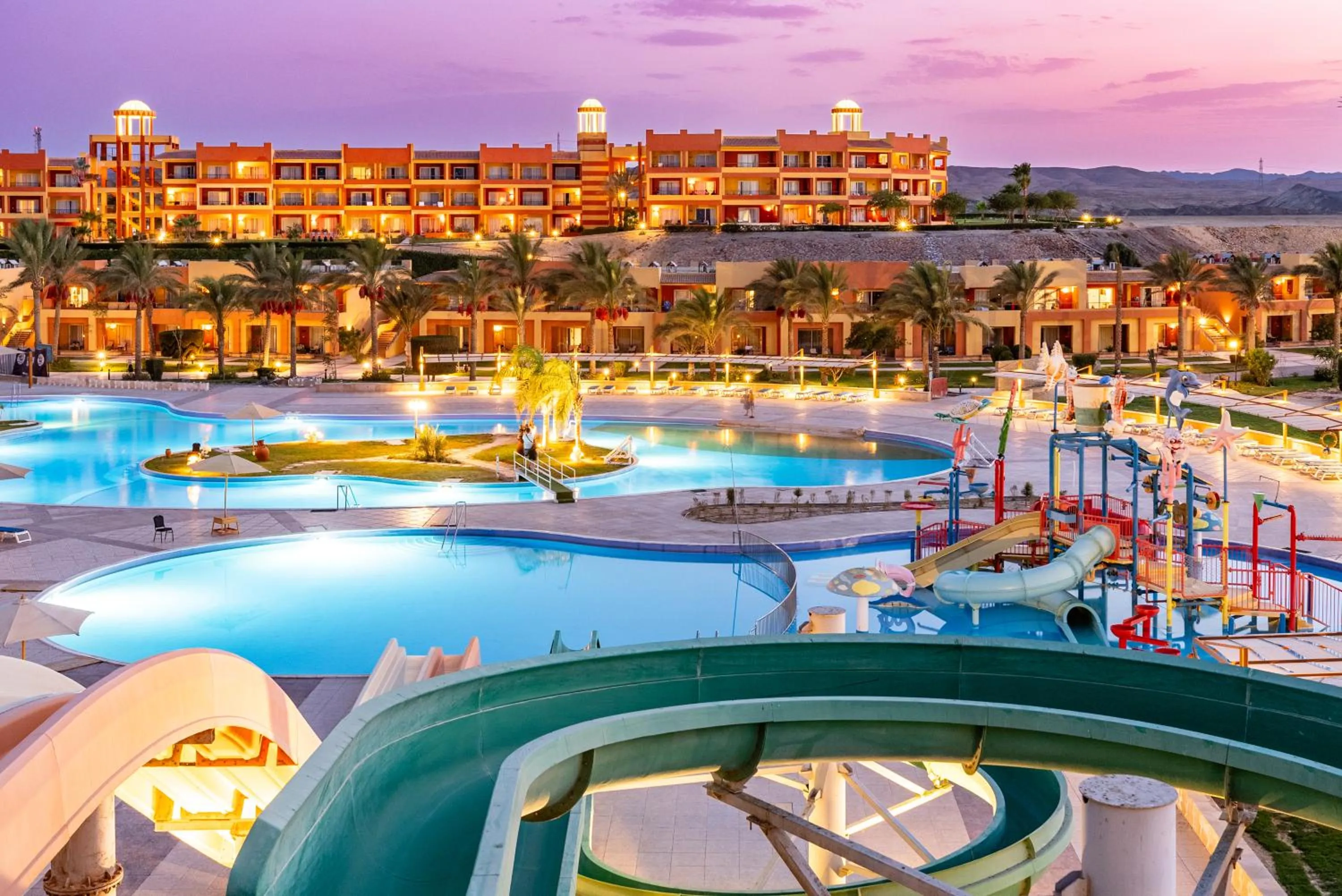 Aqua park in Malikia Resort Abu Dabbab