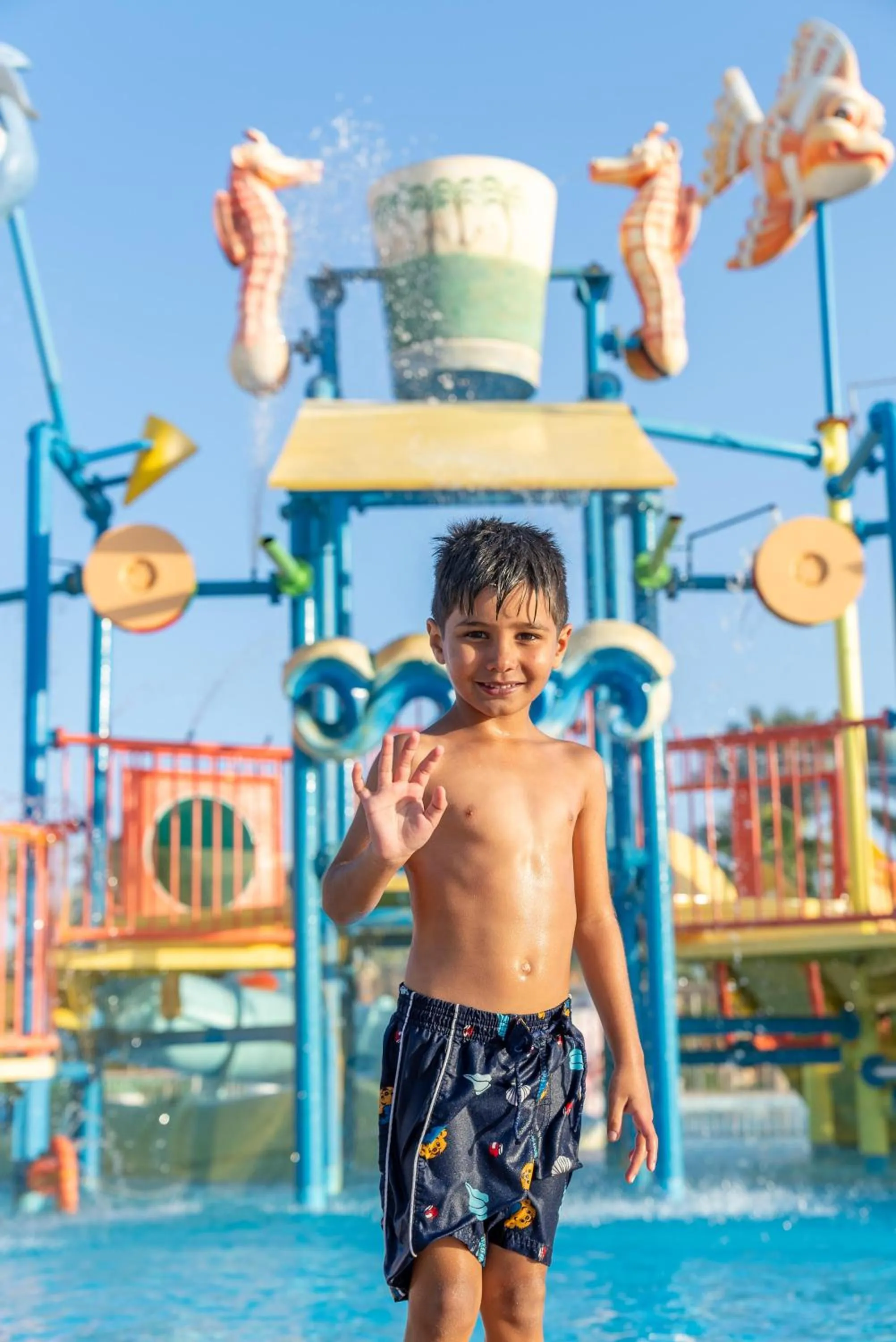 Swimming pool in Malikia Resort Abu Dabbab