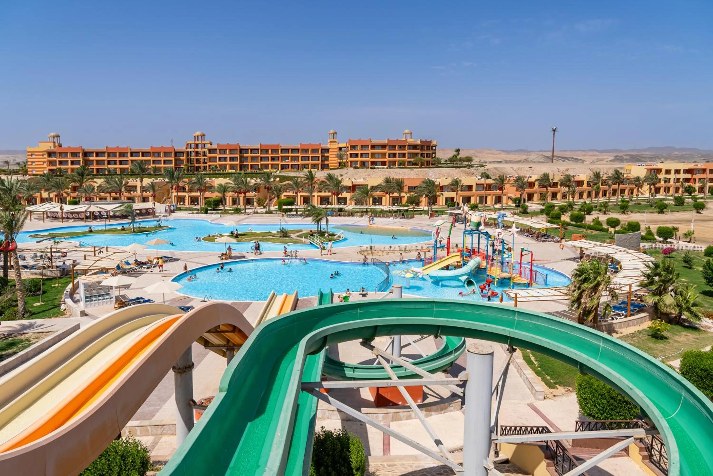 Aqua park in Malikia Resort Abu Dabbab