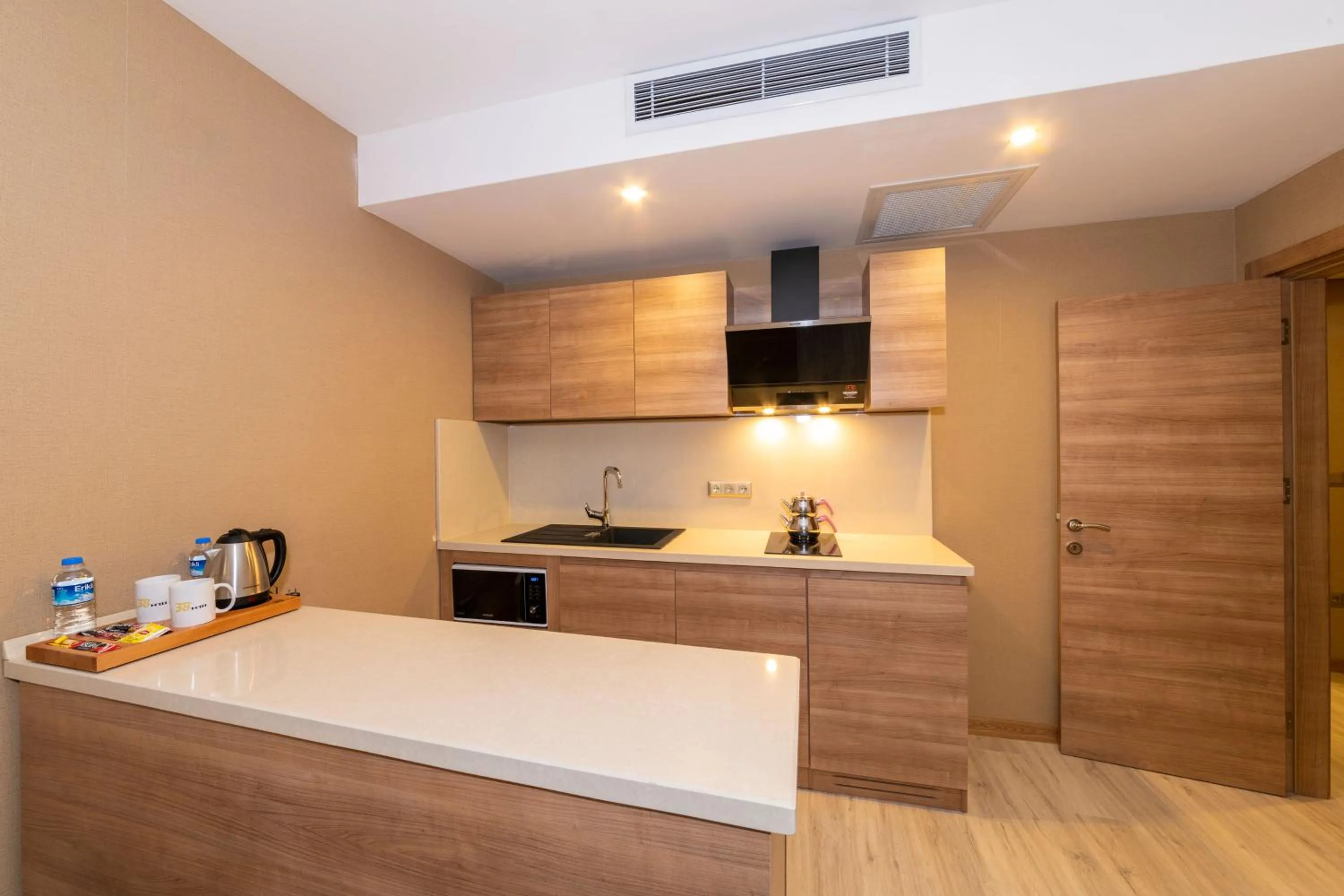 Kitchen or kitchenette in 38 Hotel