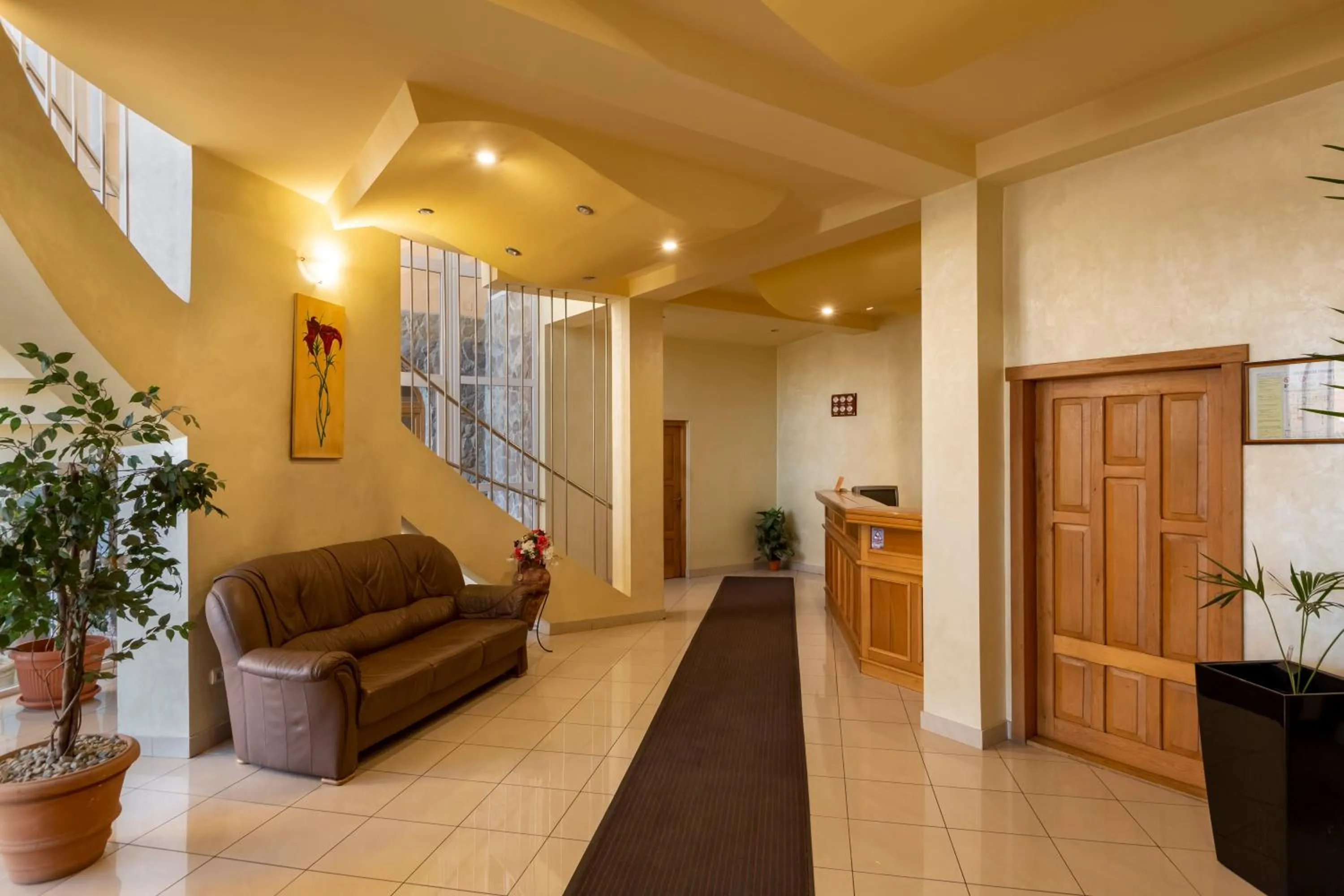 Lobby or reception in Hotel Denis