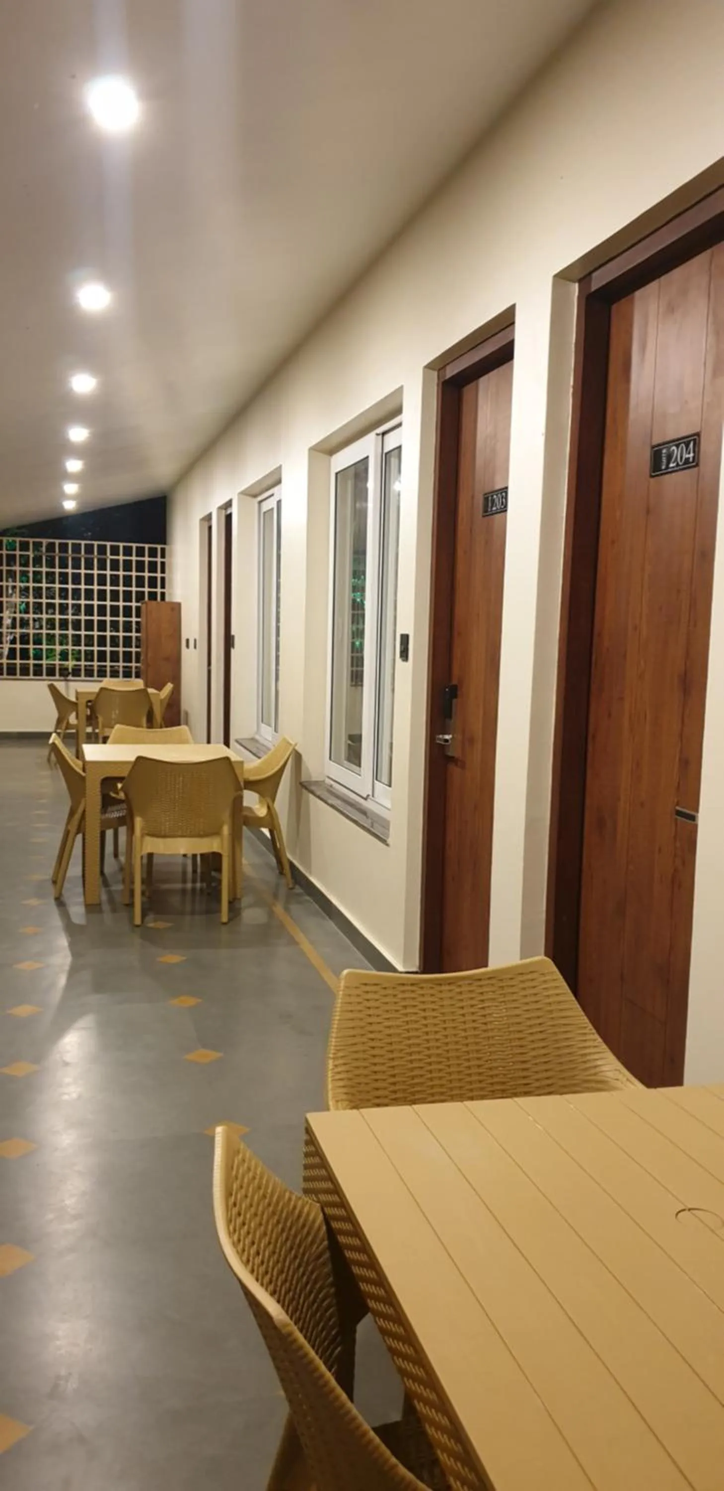 Seating area in Hotel Pong View