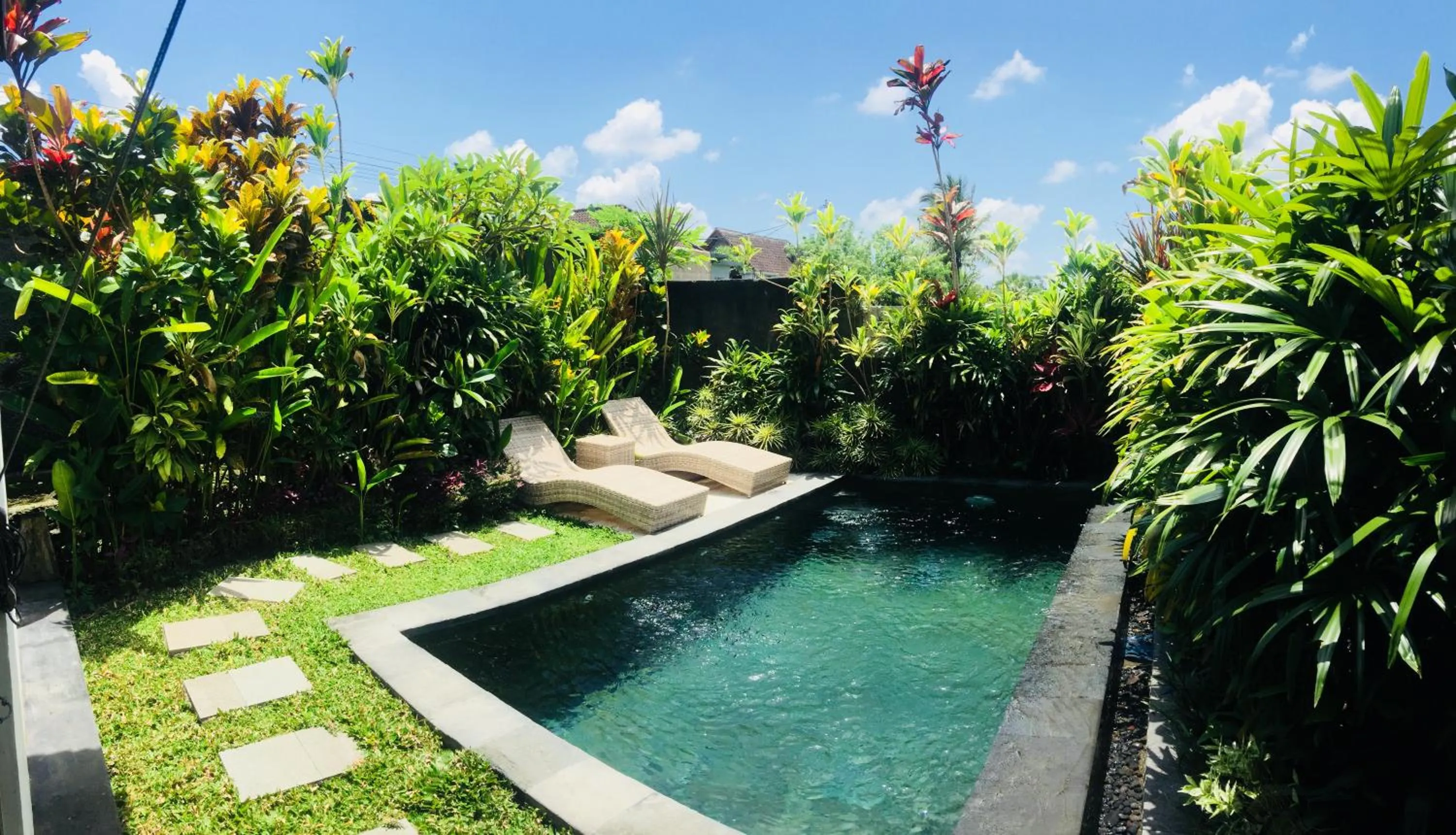 Pool view in Pondok Naya Ubud