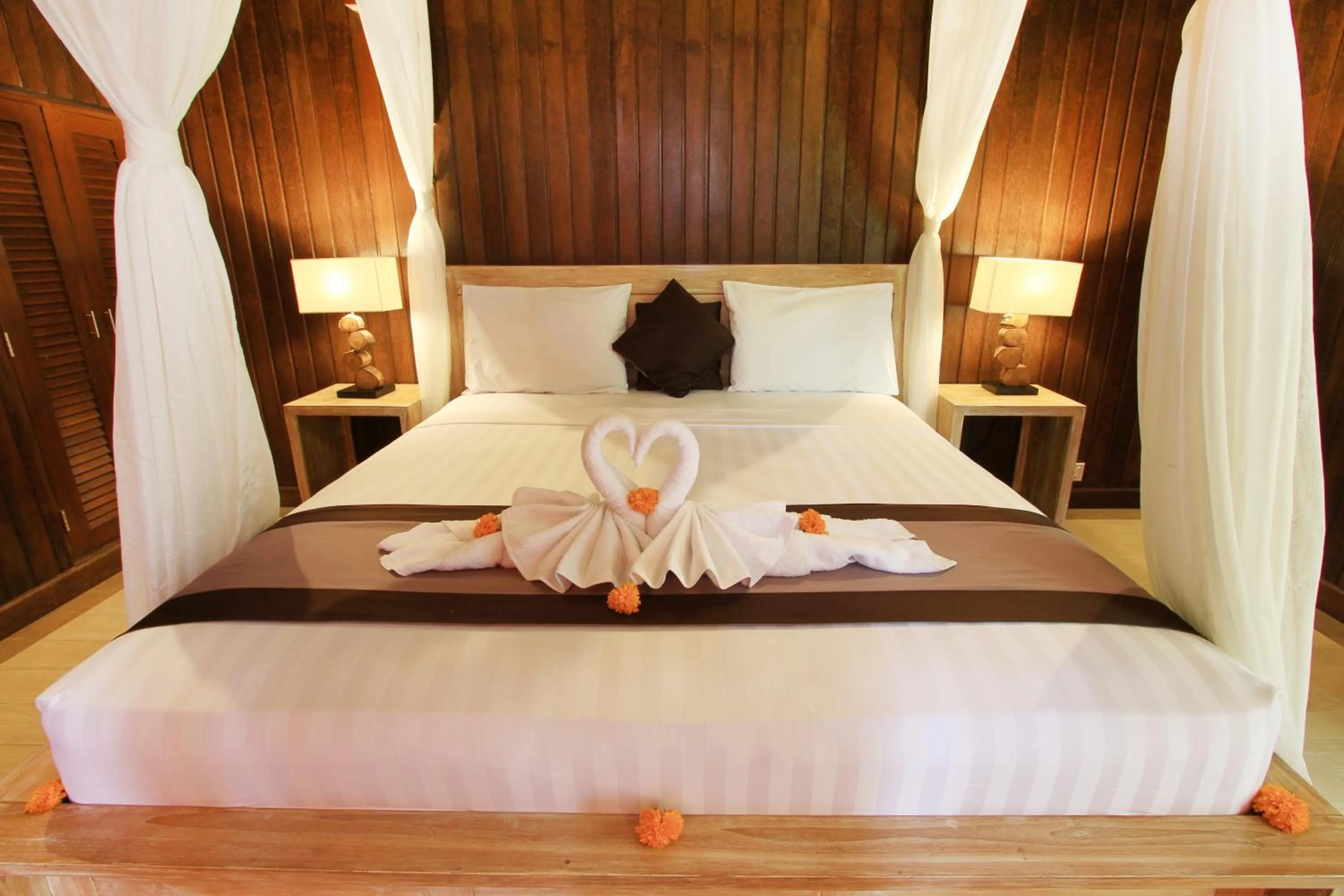 Bed in Pondok Naya Ubud