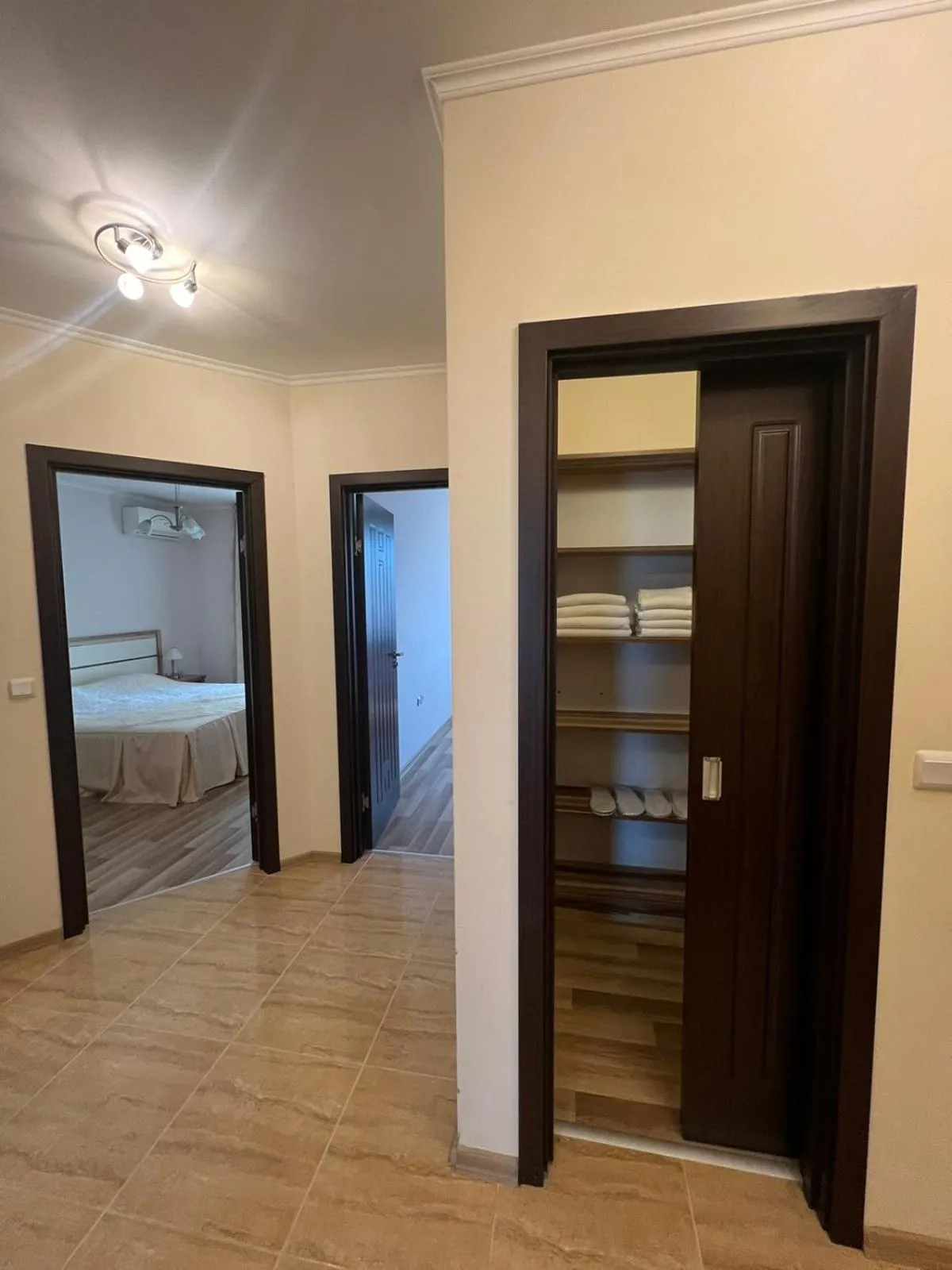 Bed in Long Beach Resort