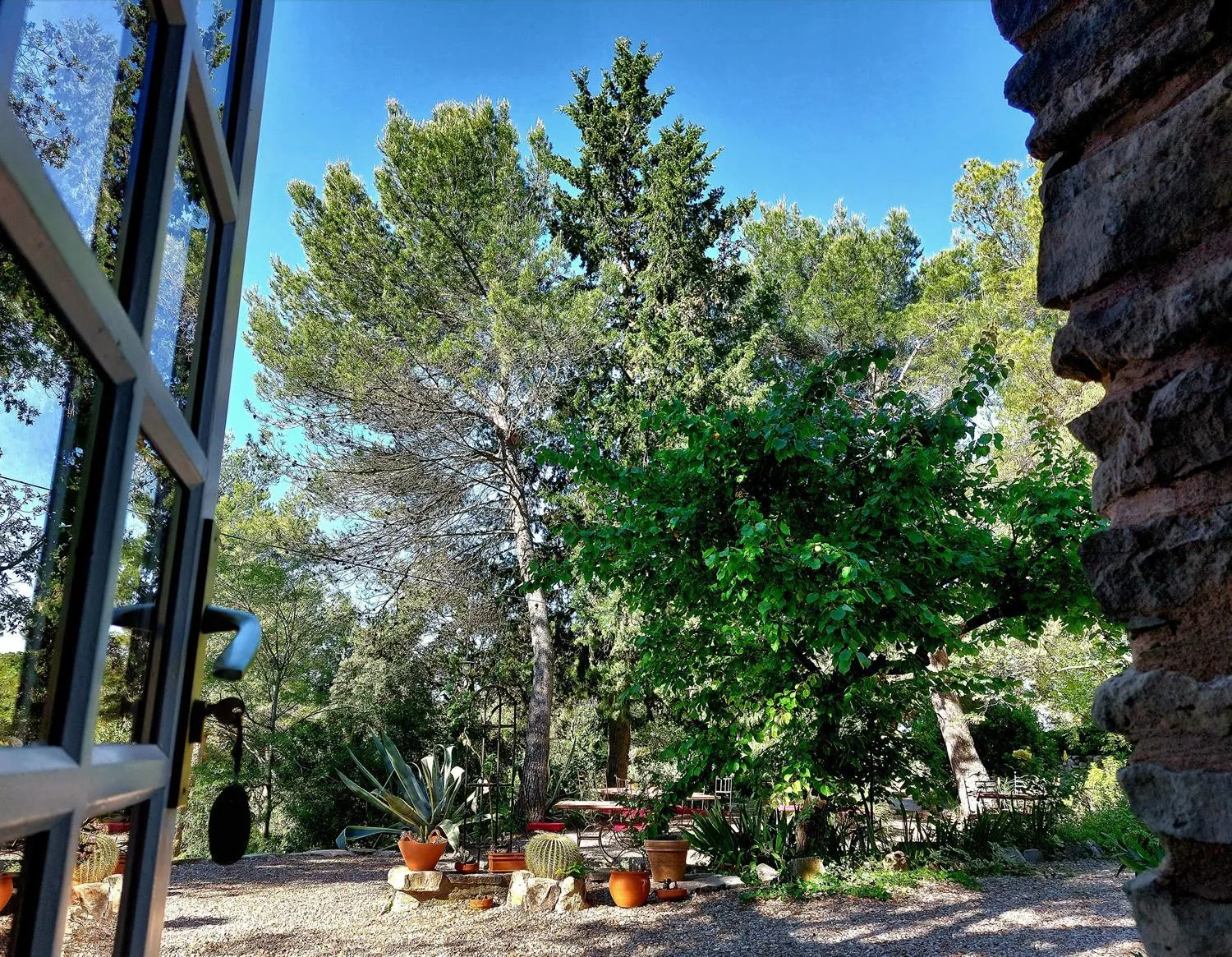 Garden view in Maison Catalina