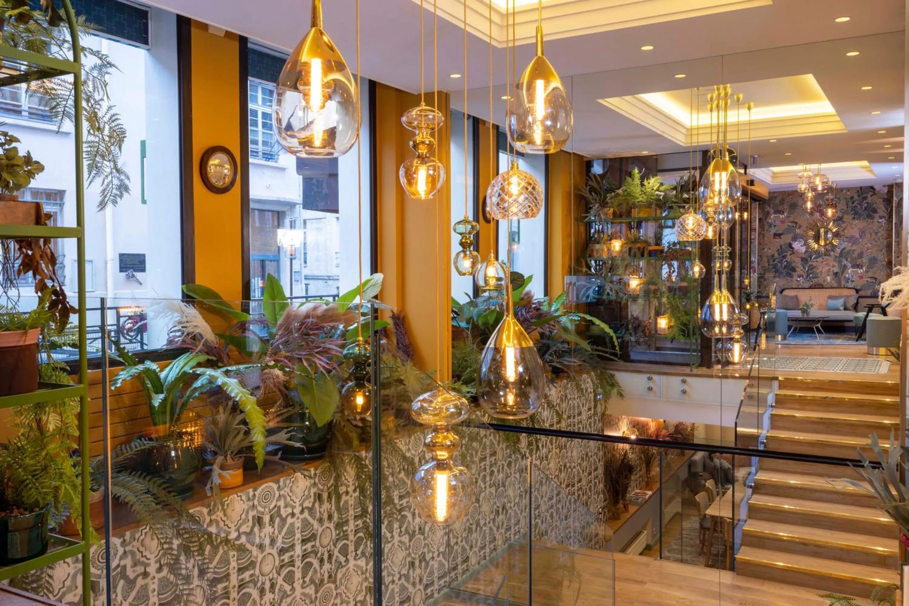 Lobby or reception in Hôtel Jardin de Cluny