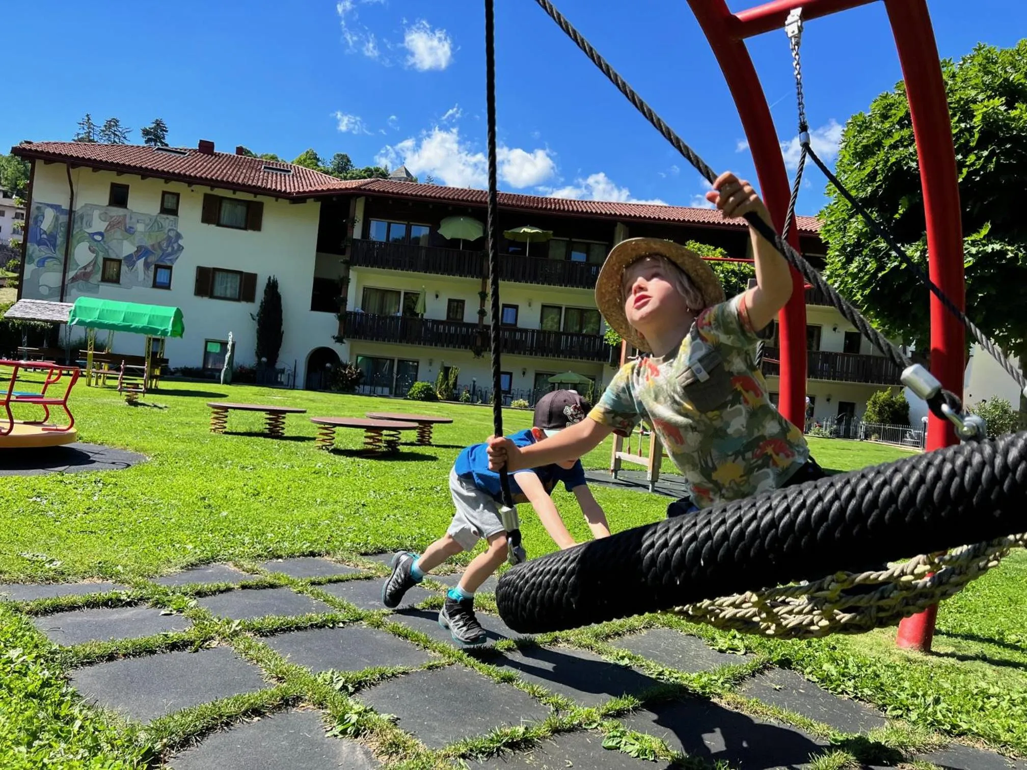 Children play ground in Aparthotel Kastel Seiser Alm