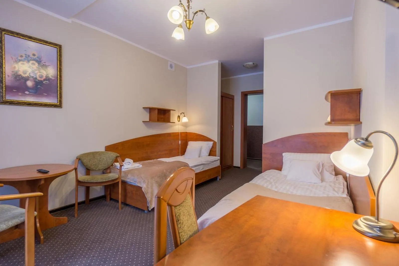 Bed in Hotel Diament