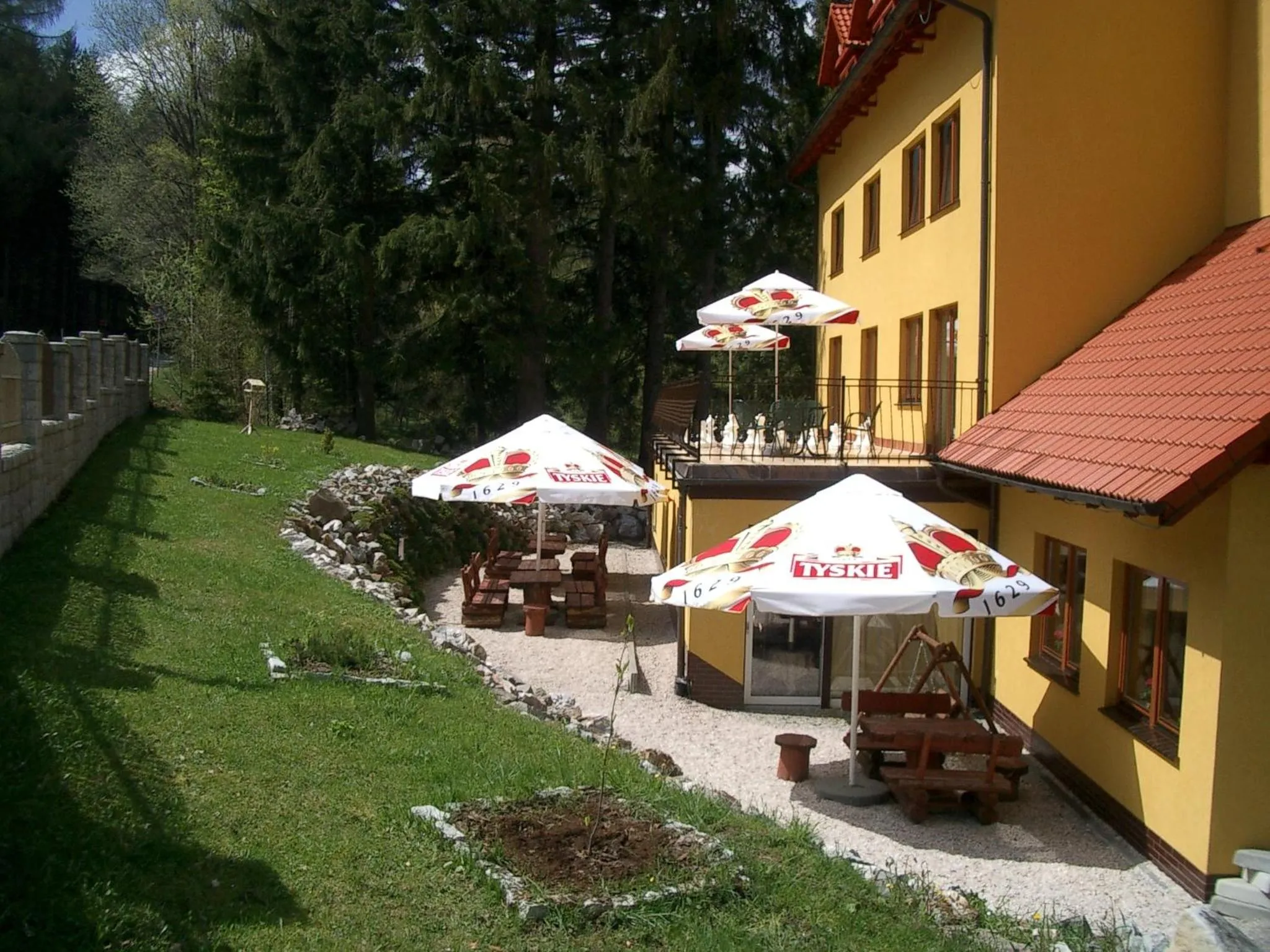 Patio in Hotel Diament