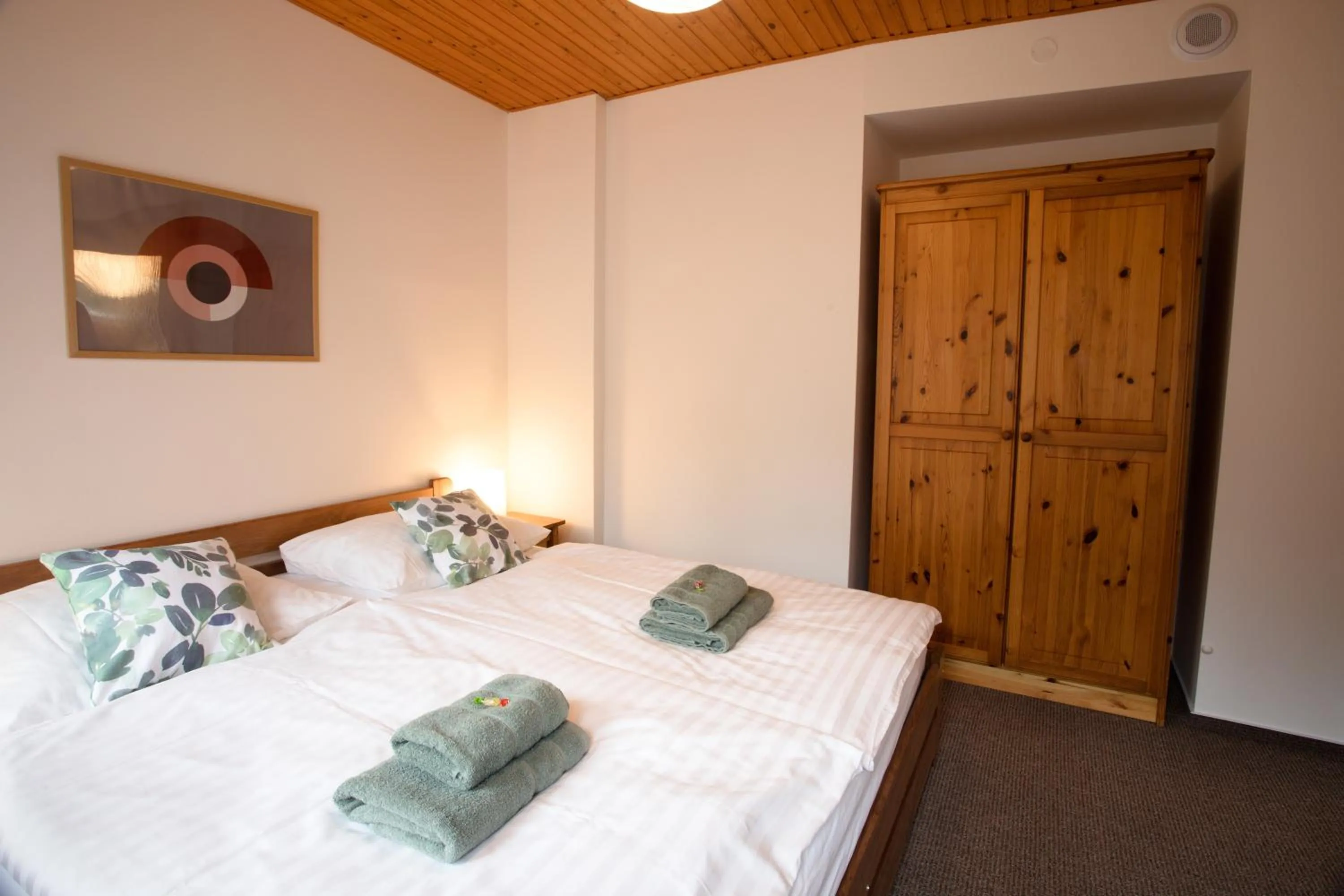 Bedroom, Bed in Apartmány Bramborka