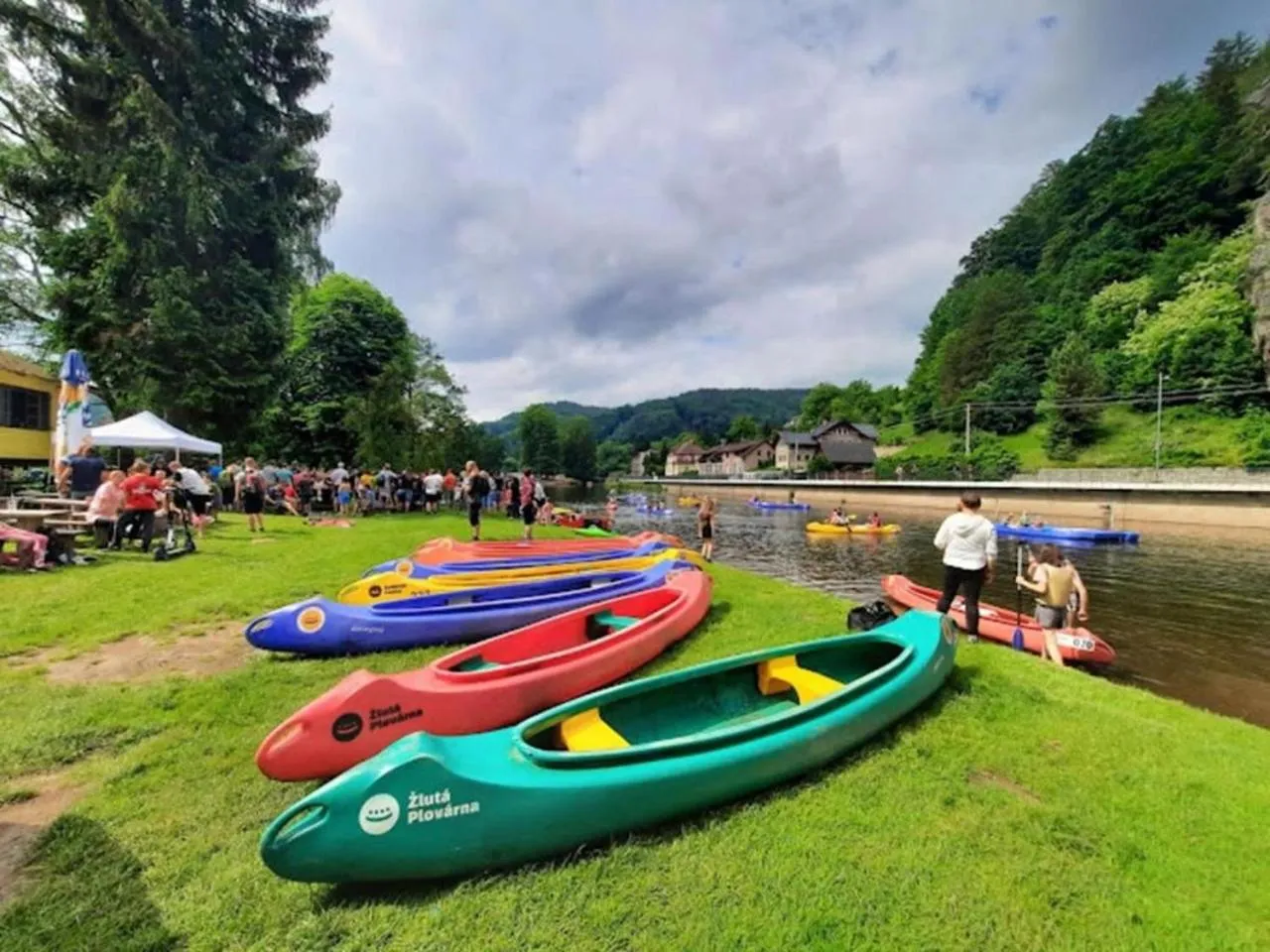Natural landscape in Apartmány Bramborka
