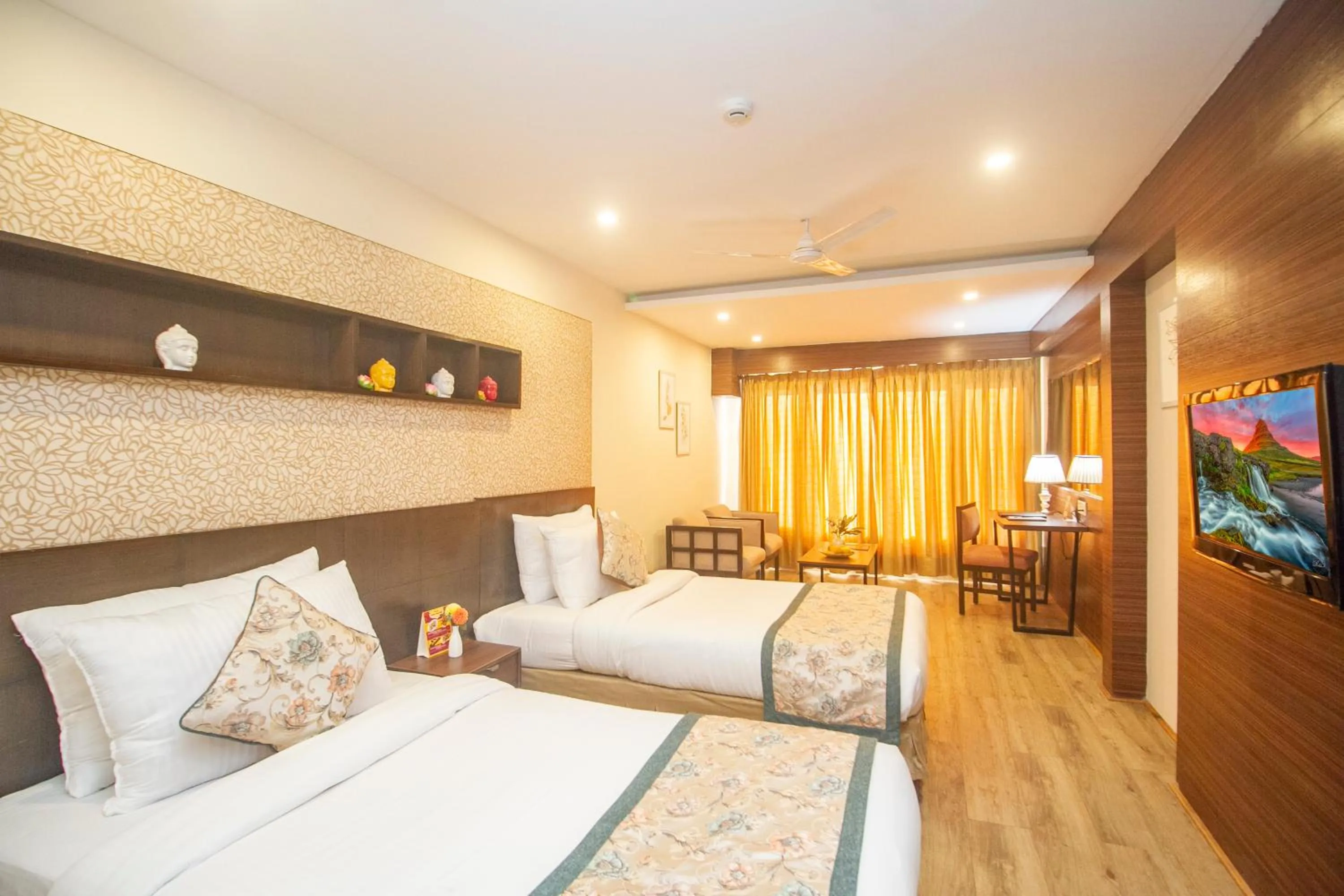 Bed in Amritara Surya - A Luxury Spa Retreat