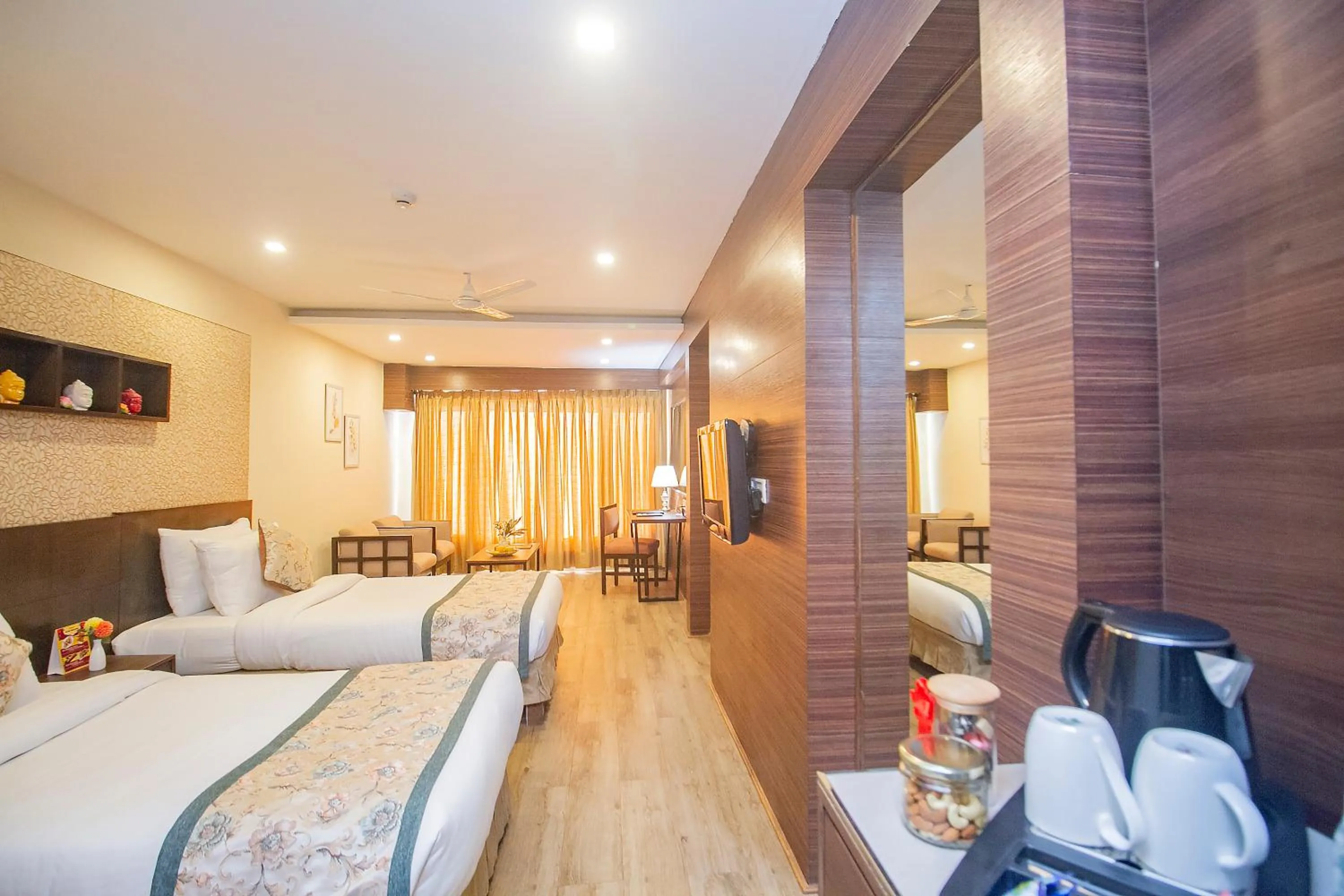 Bed in Amritara Surya - A Luxury Spa Retreat