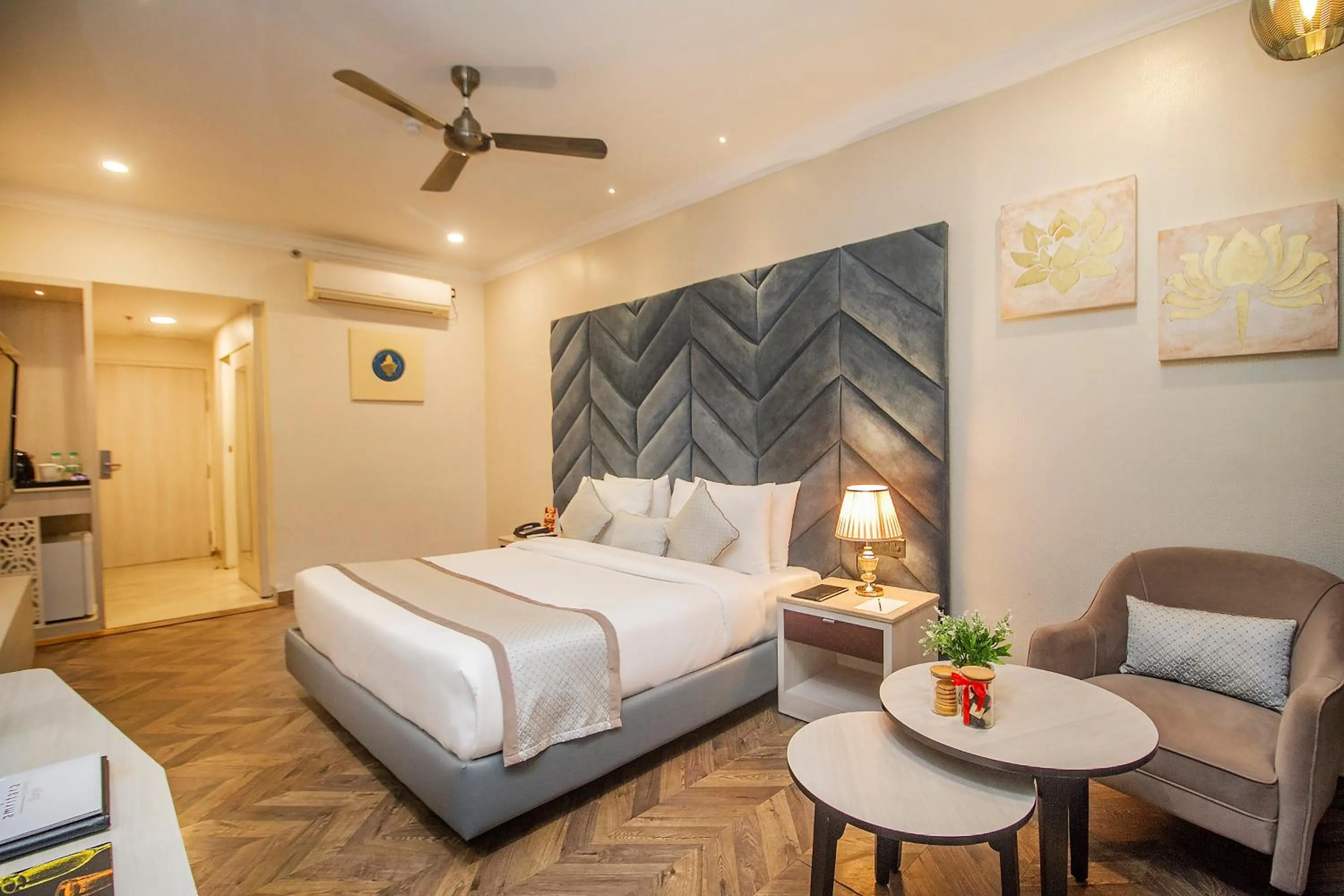 Bed in Amritara Surya - A Luxury Spa Retreat
