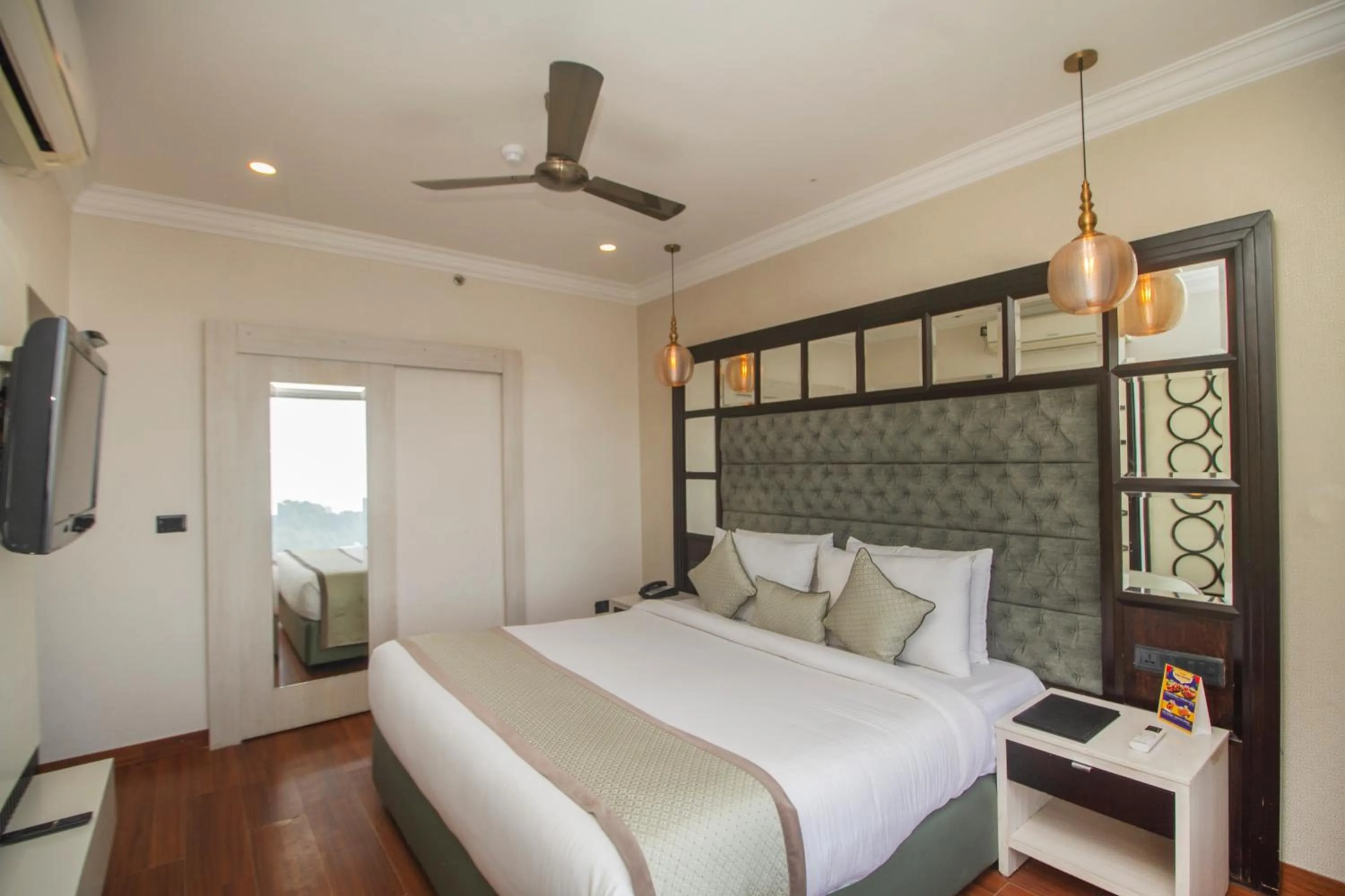 View (from property/room), Bed in Amritara Surya - A Luxury Spa Retreat