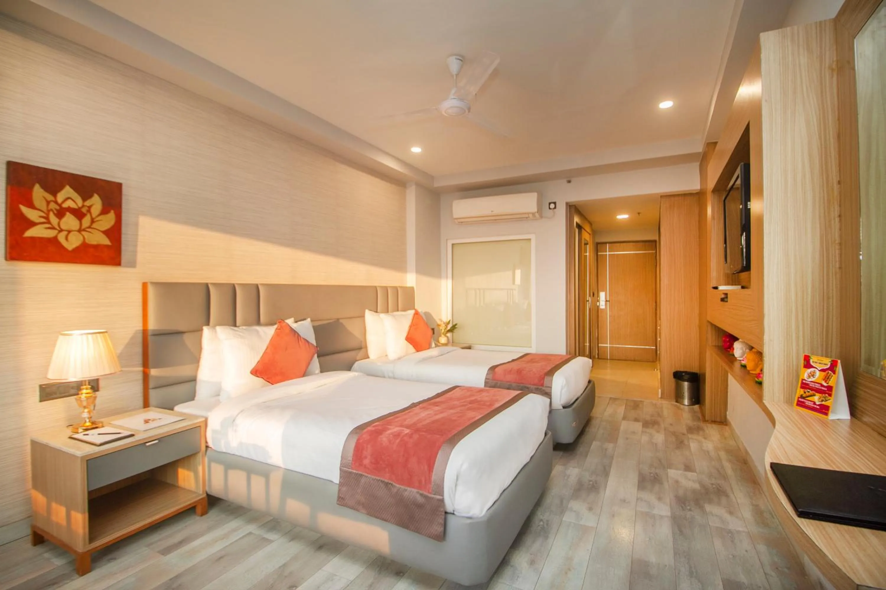 Bed in Amritara Surya - A Luxury Spa Retreat