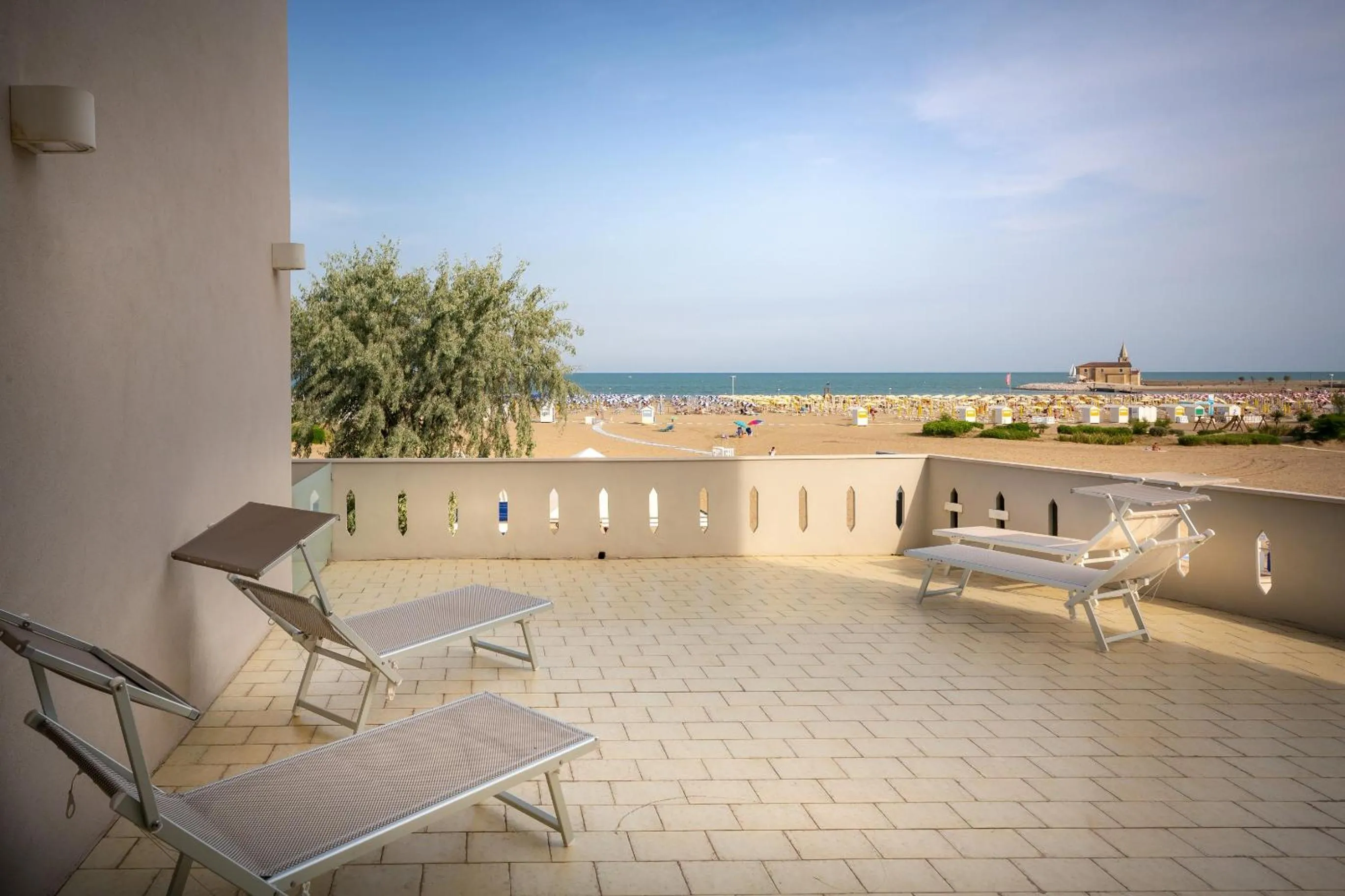 Balcony/Terrace in Hotel Delfino