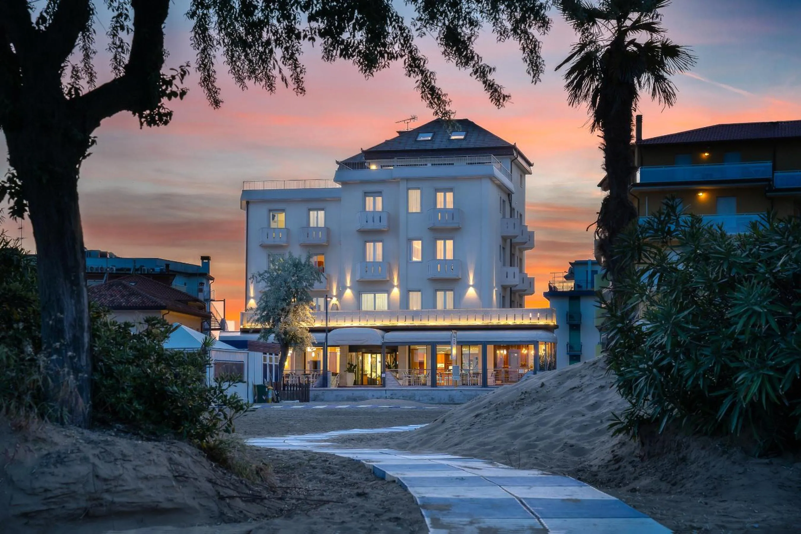 Property building in Hotel Delfino