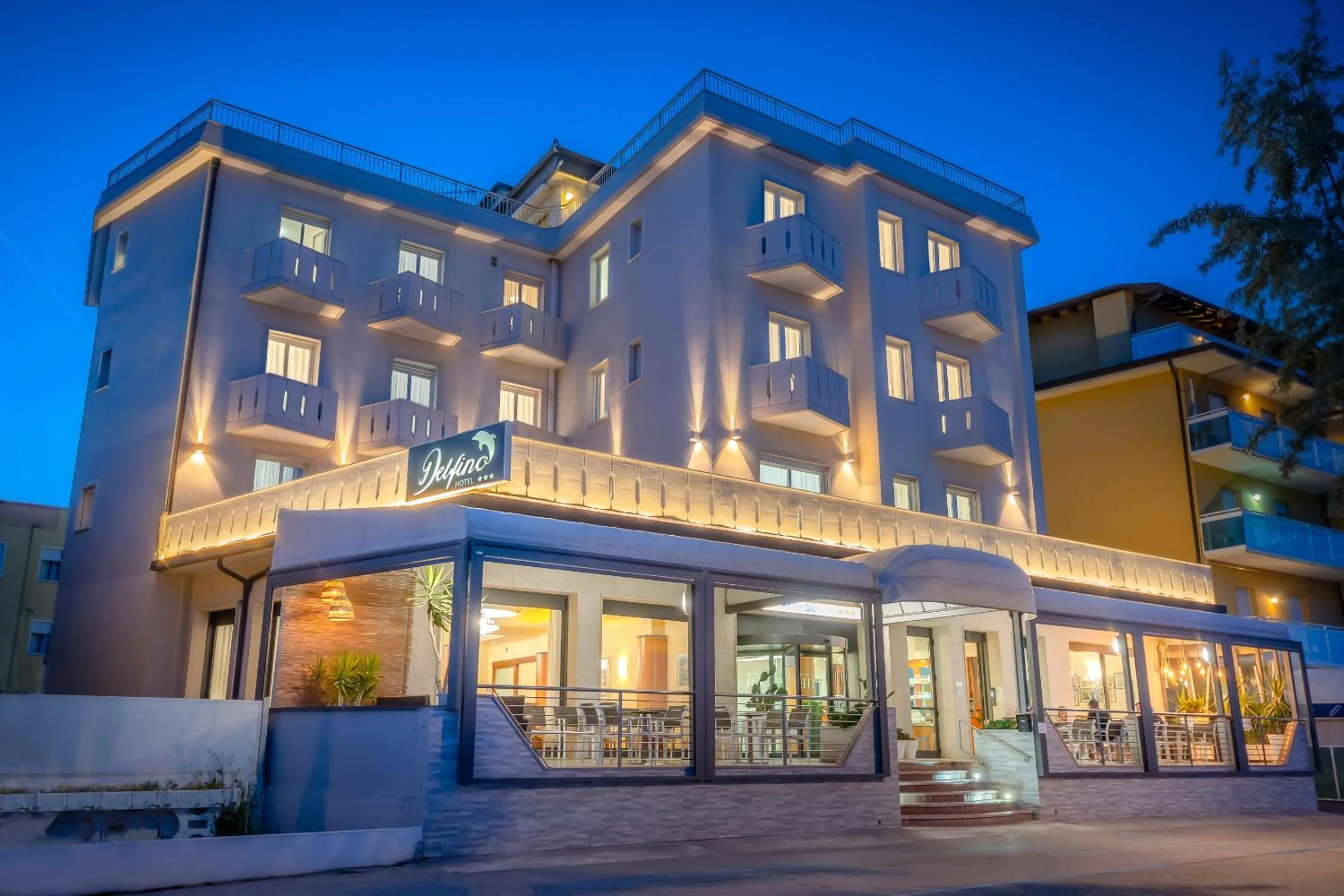 Property building in Hotel Delfino