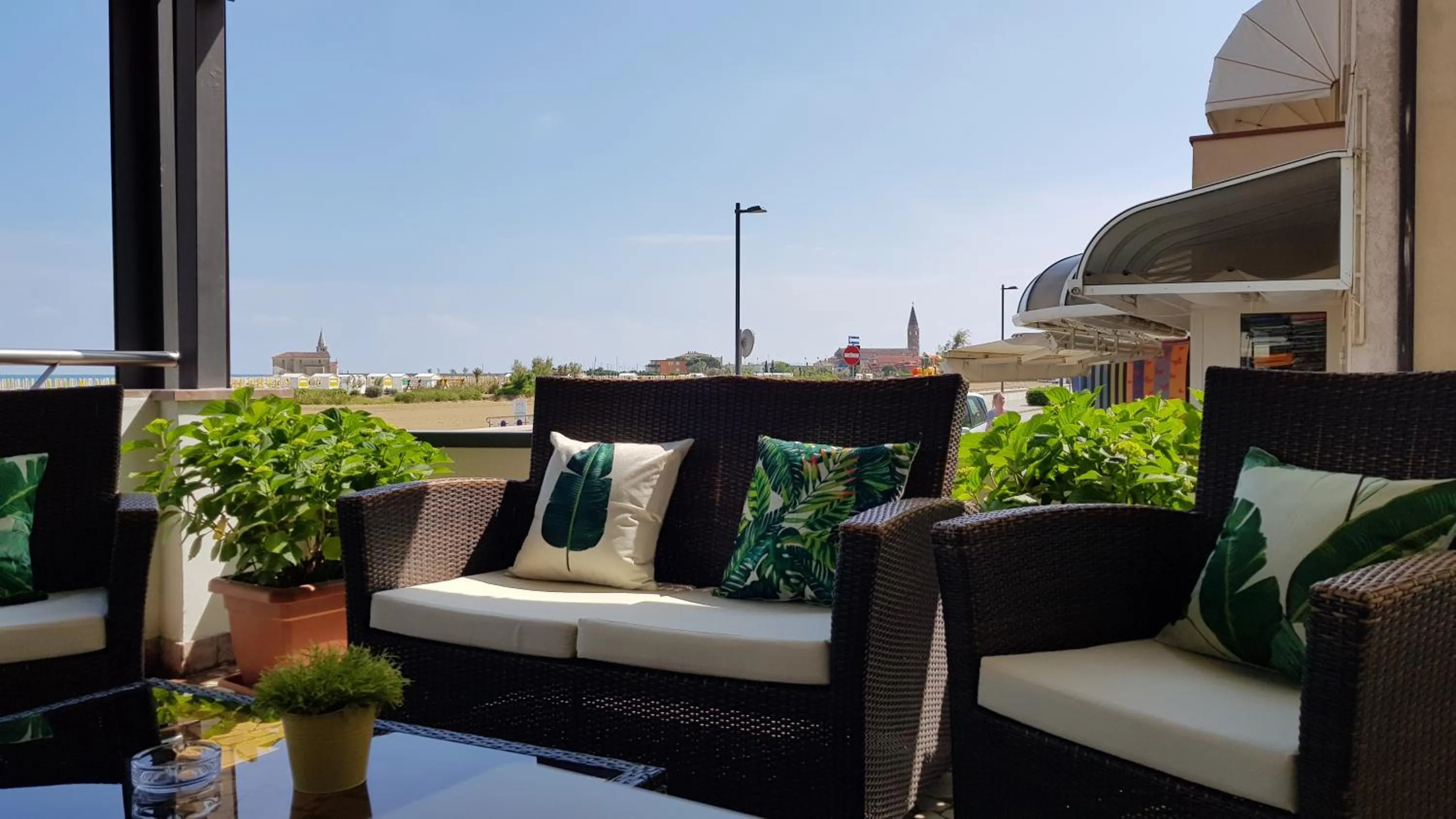 Balcony/Terrace in Hotel Delfino