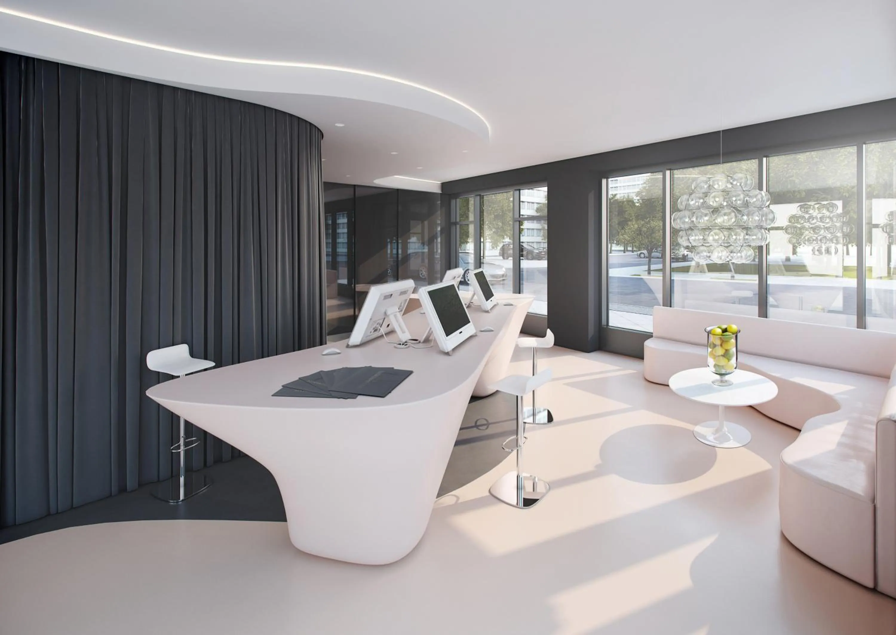 Lobby or reception in VISIONAPARTMENTS Berlin - contactless check-in