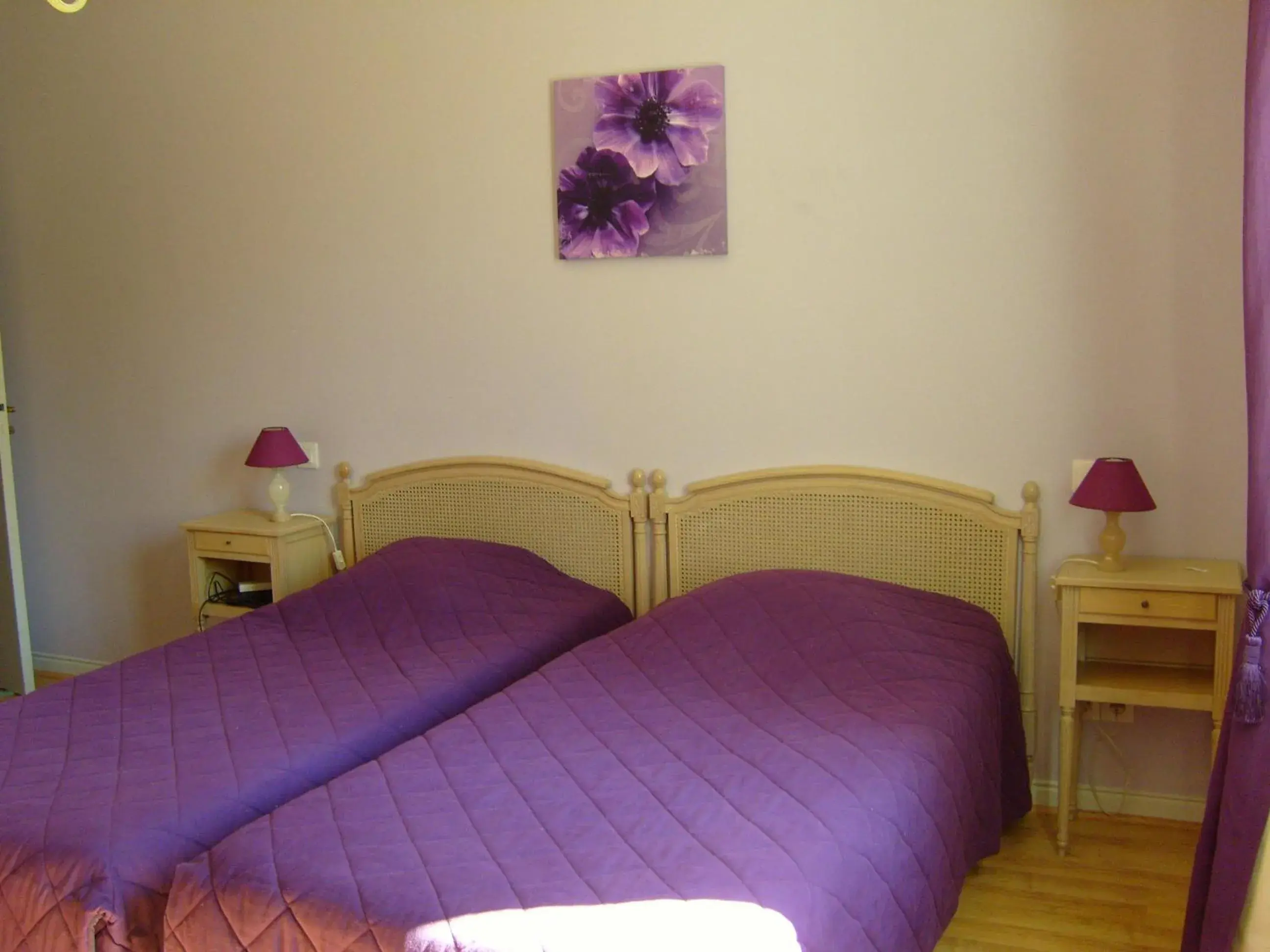 Twin Room in Hostellerie le Clos du Cher Twin Room in Hostellerie le Clos du Cher