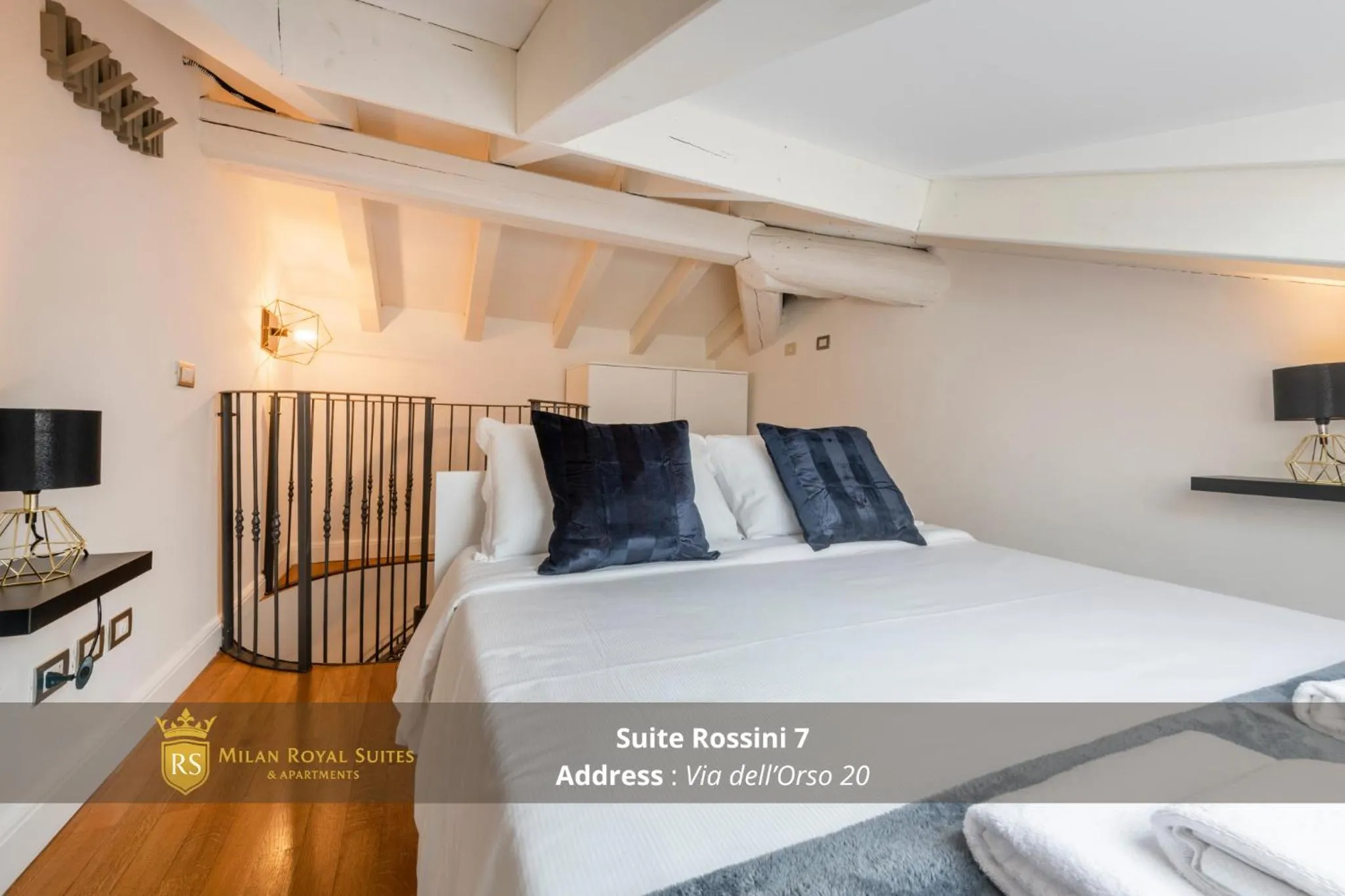 Bedroom, Bed in Milan Royal Suites - Centro